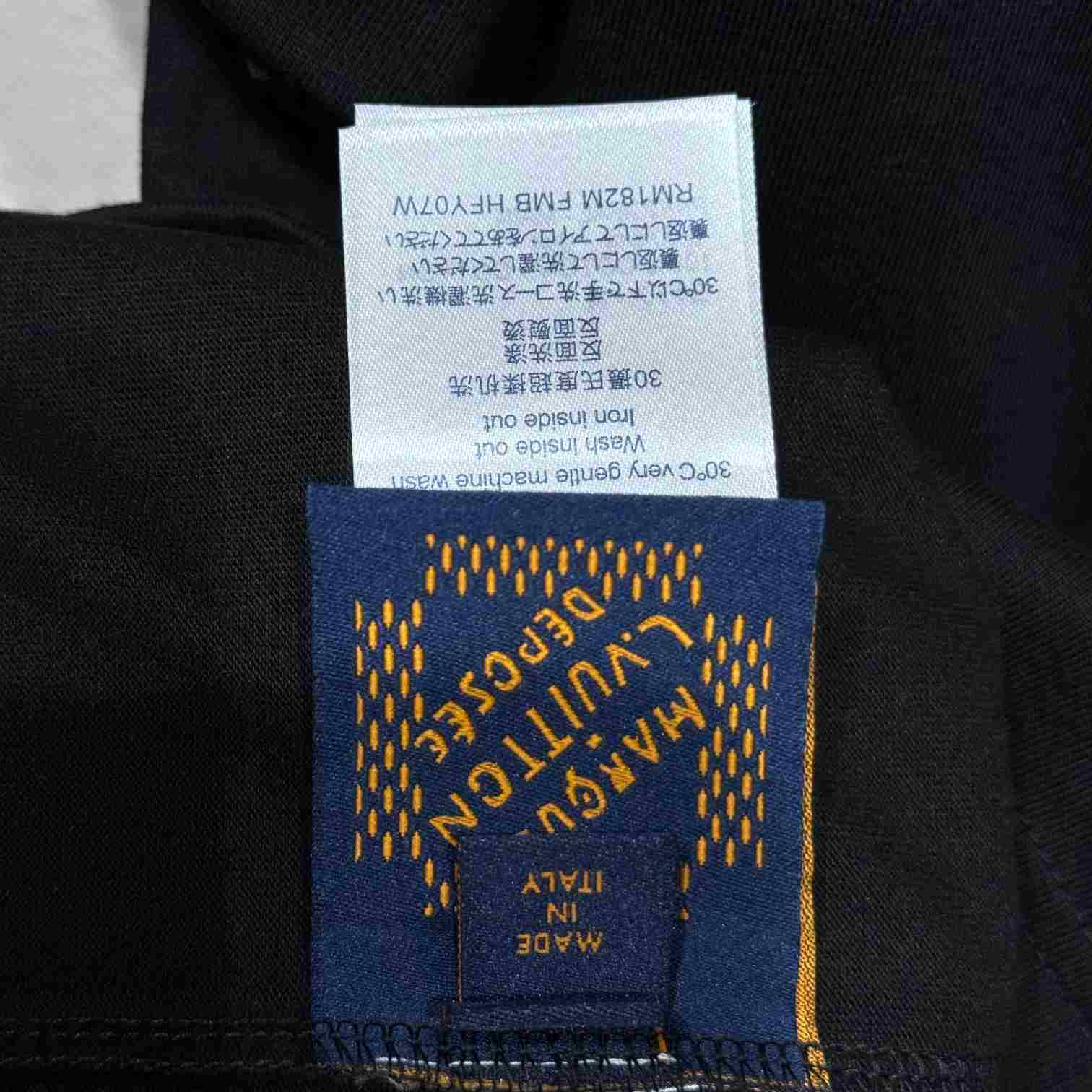 Louis Vuitton Short-Sleeved Cotton Crewneck    - DopestKickz