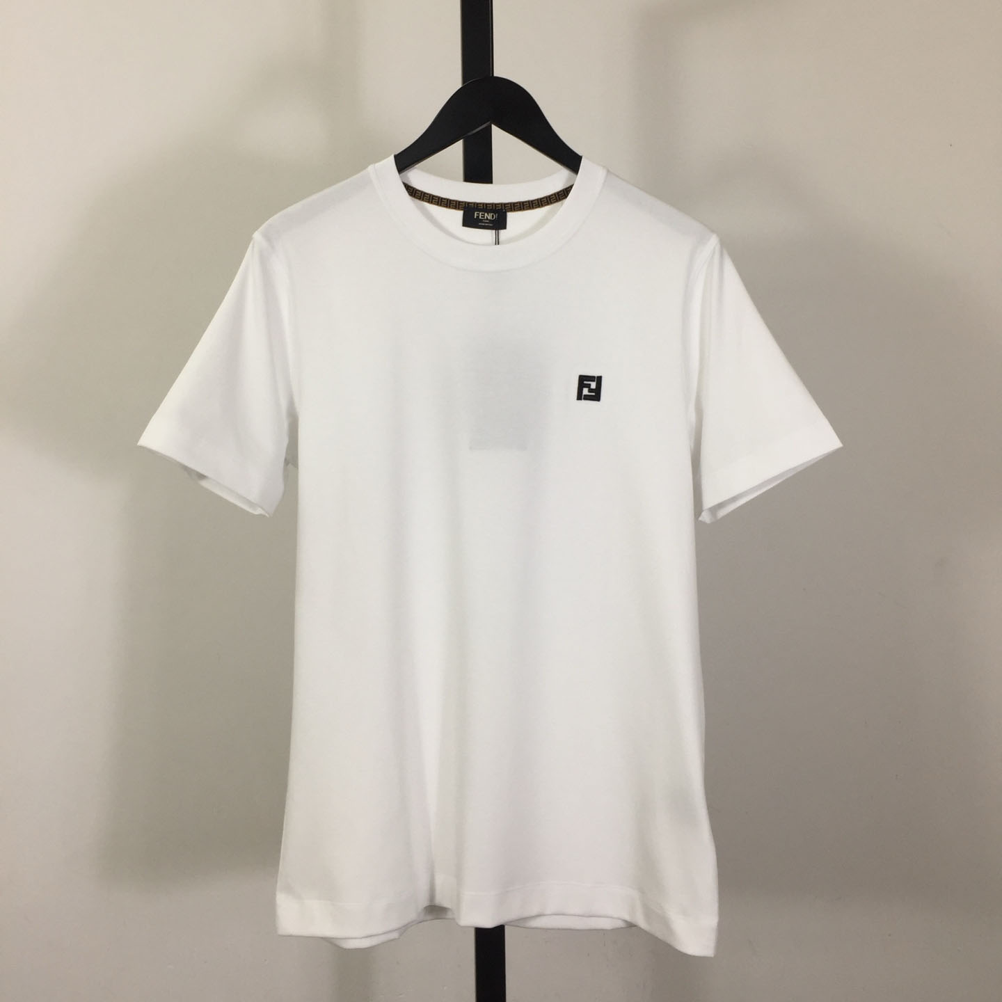 Fendi Cotton Jersey T-shirt With Embroidery - DopestKickz