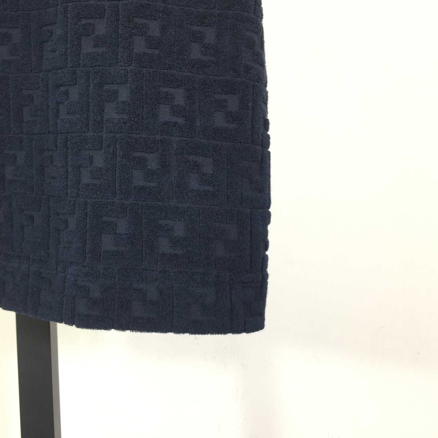 Fendi Blue FF Piqué T-shirt - DopestKickz