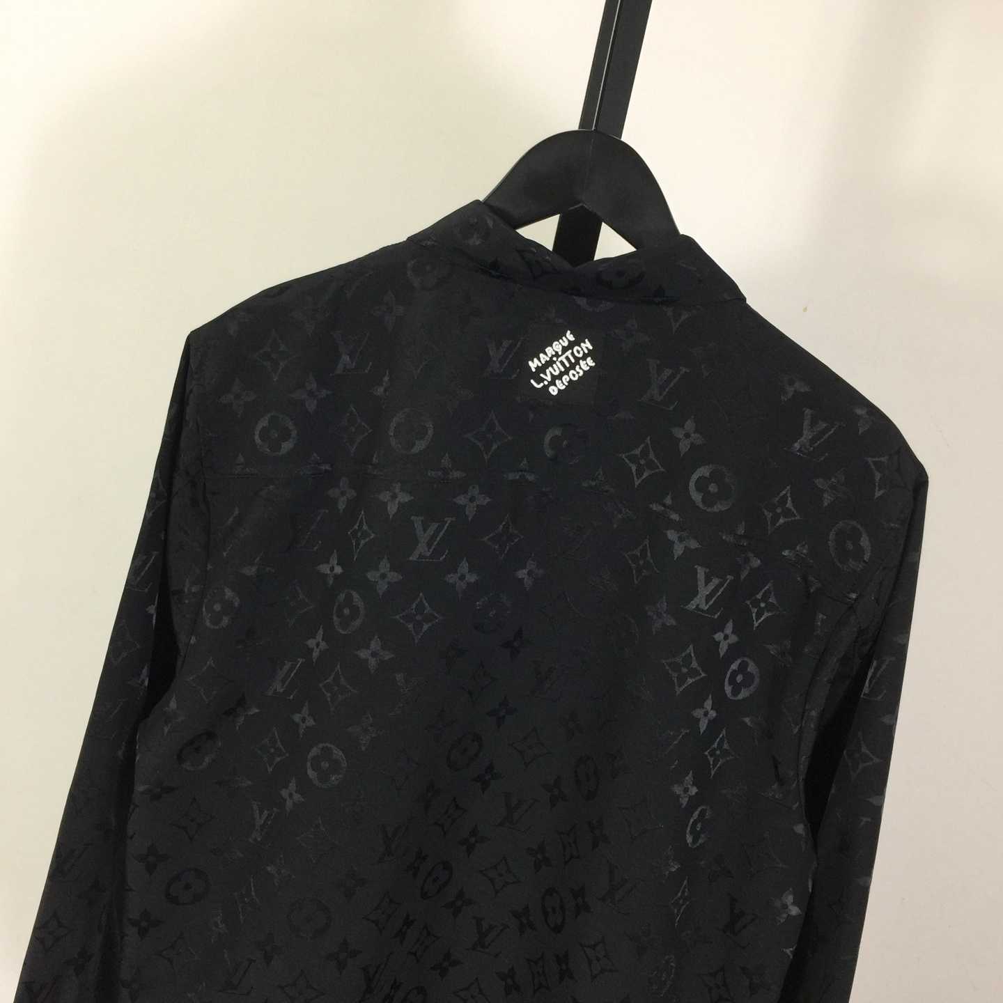 Louis Vuitton Monogram Moire Jacquard Silk Overshirt  1AGTGQ - DopestKickz