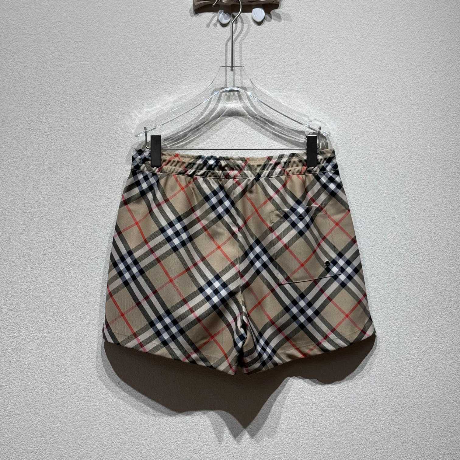 Burberry Check Swim Shorts - DopestKickz