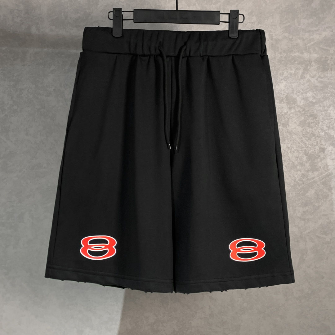 Balenciaga Cotton Logo Shorts - DopestKickz