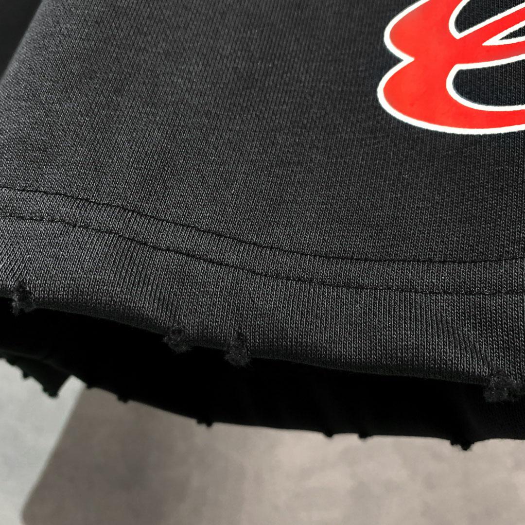 Balenciaga Cotton Logo Shorts - DopestKickz