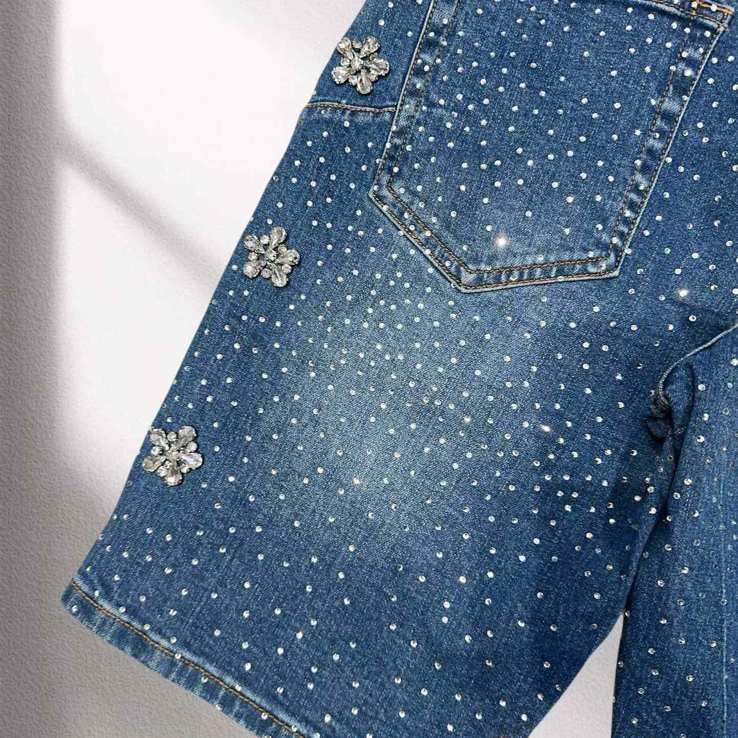 Purple-Brand Denim Shorts    6005 - DopestKickz