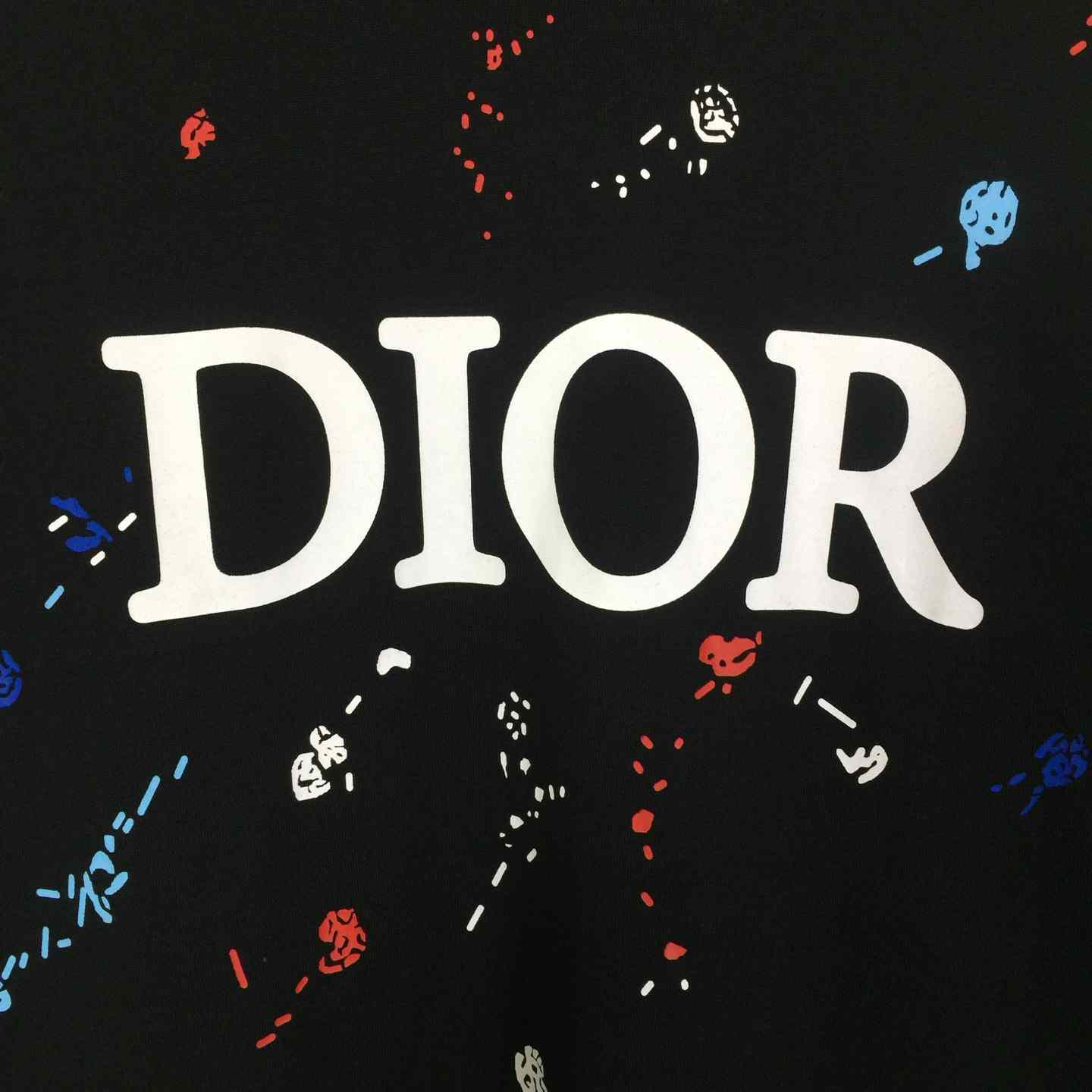 Dior Logo Cotton T-Shirt  - DopestKickz