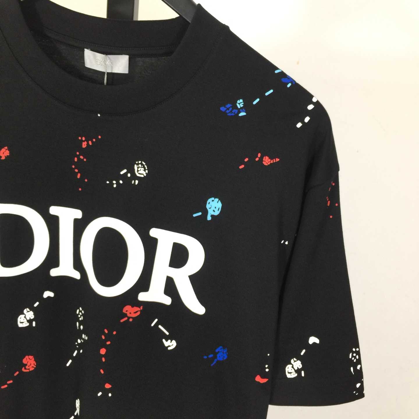 Dior Logo Cotton T-Shirt  - DopestKickz