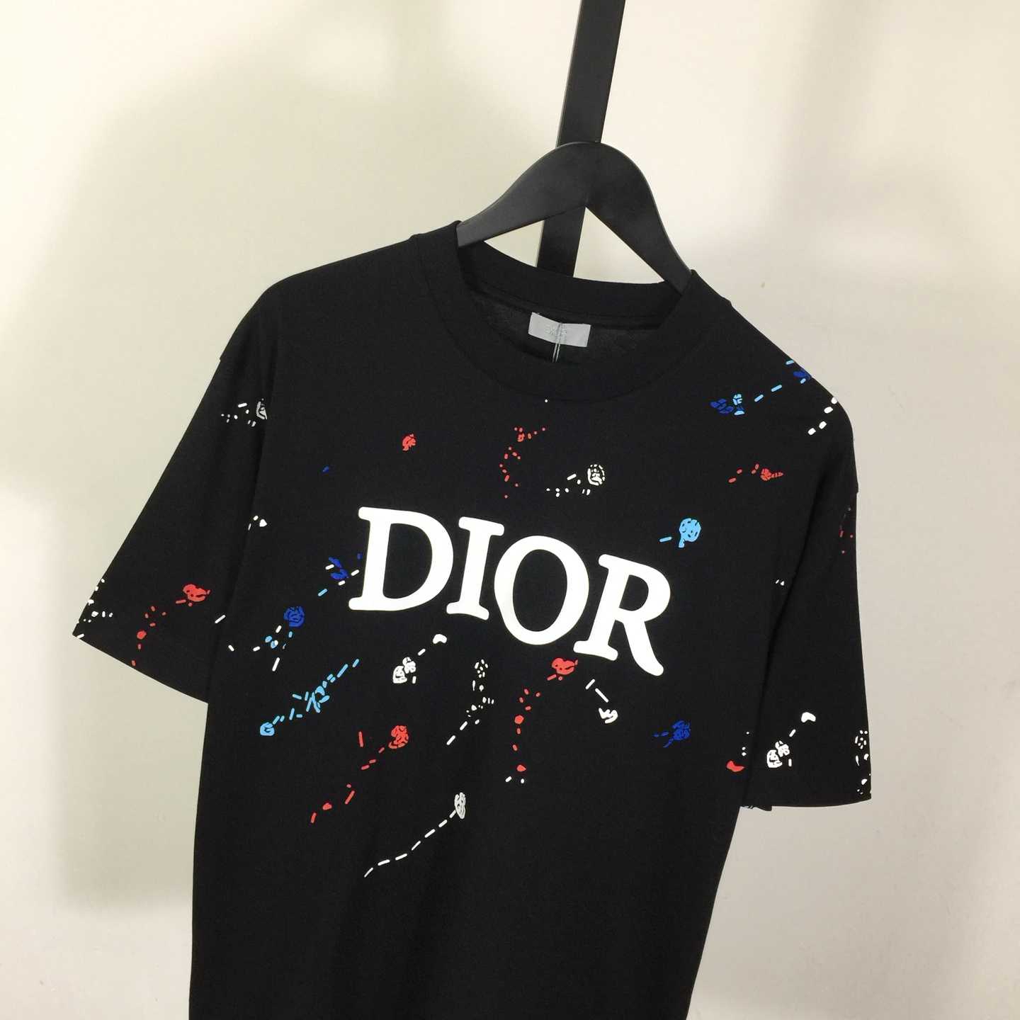 Dior Logo Cotton T-Shirt  - DopestKickz