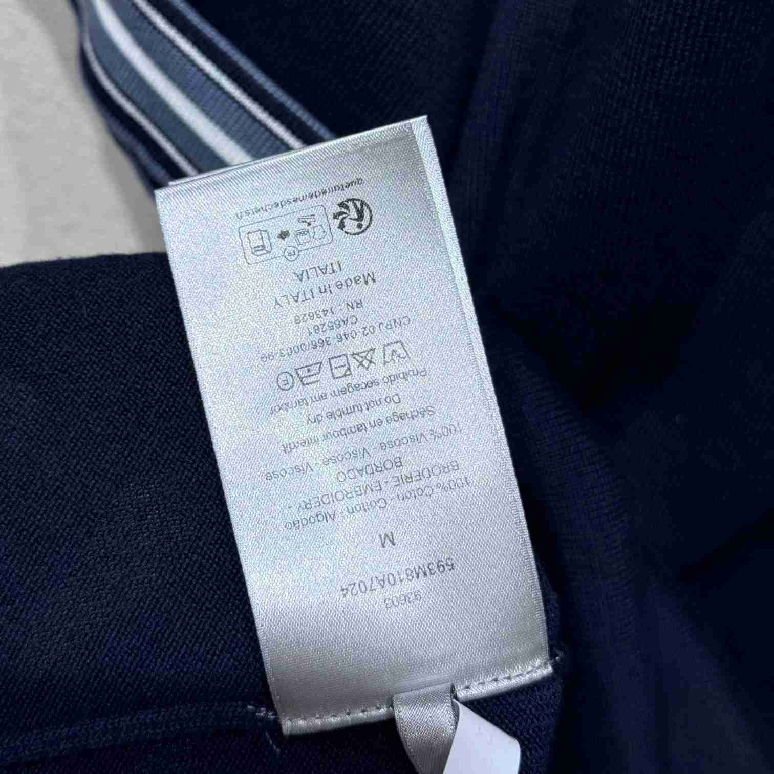 Christian Dior Couture Lily of the Valley Polo Shirt - DopestKickz