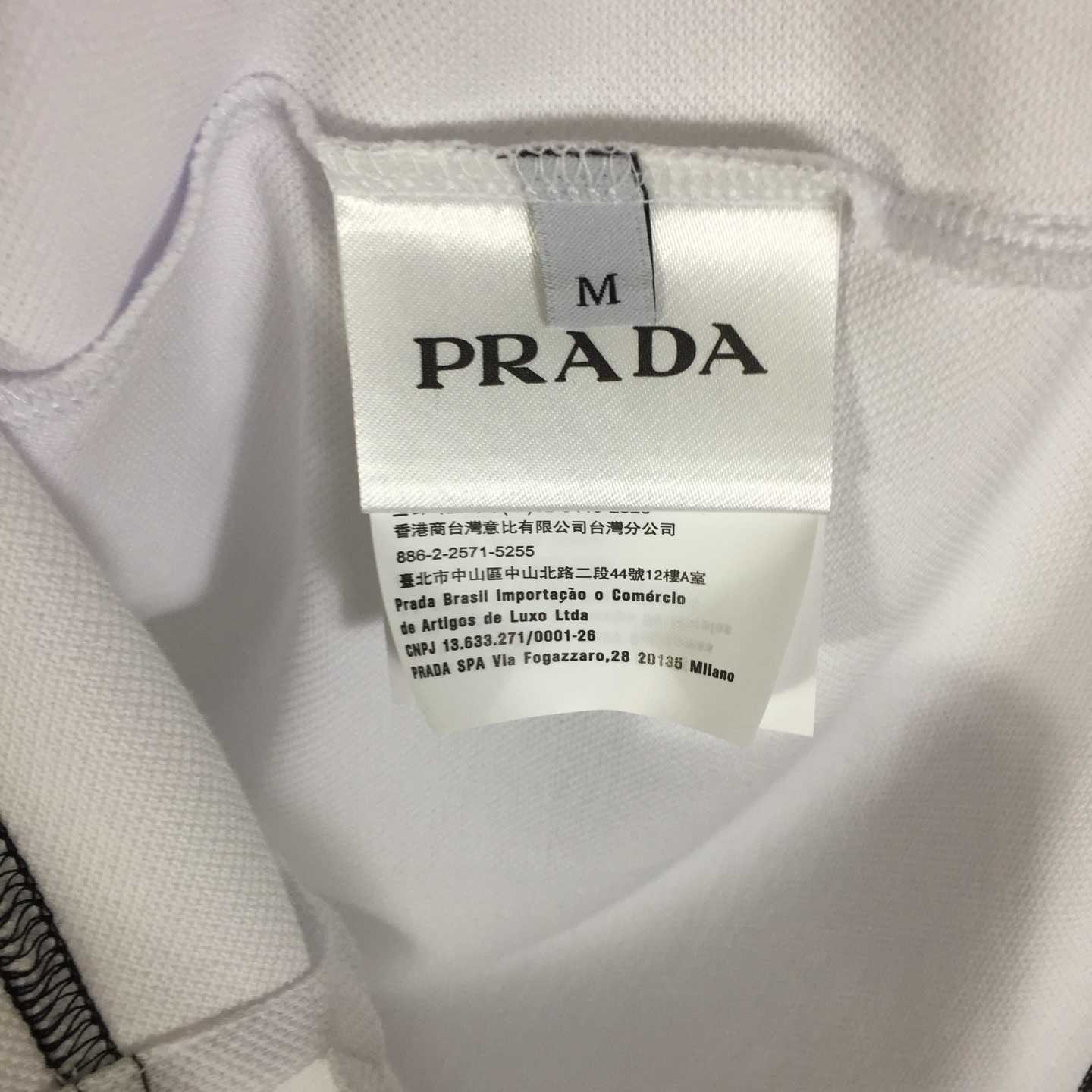 Prada Short-sleeved Piqué Polo Shirt - DopestKickz