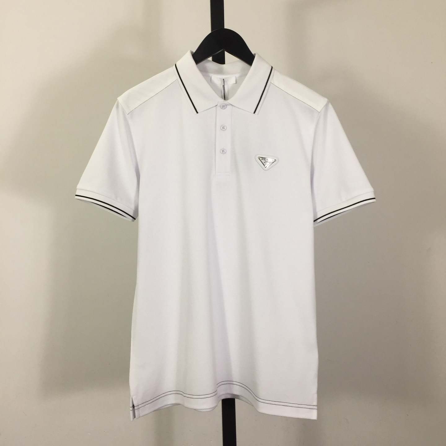 Prada Short-sleeved Piqué Polo Shirt - DopestKickz