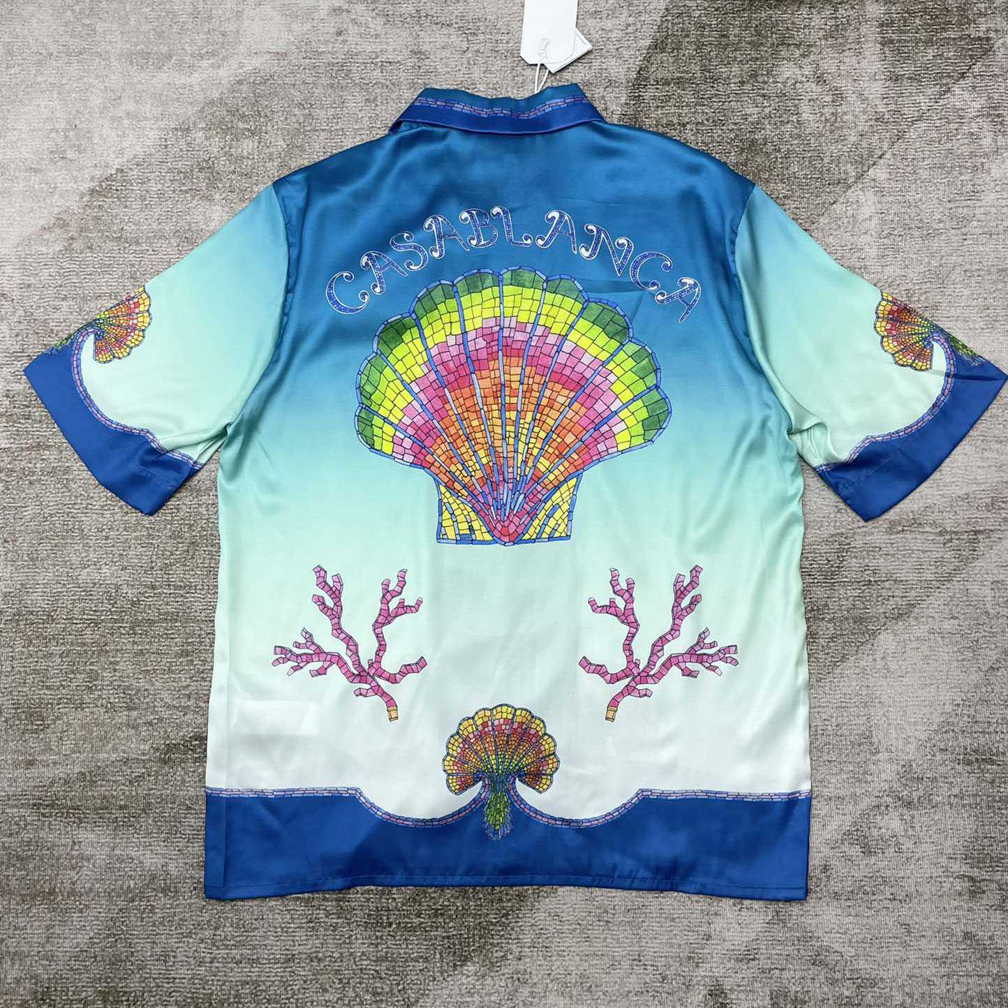 Casablanca Coquillage Coloré Silk Shirt    CA3457 - DopestKickz