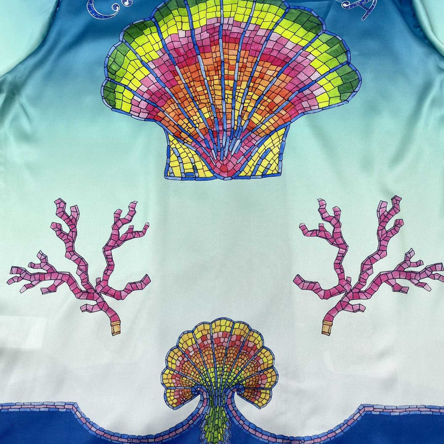 Casablanca Coquillage Coloré Silk Shirt    CA3457 - DopestKickz