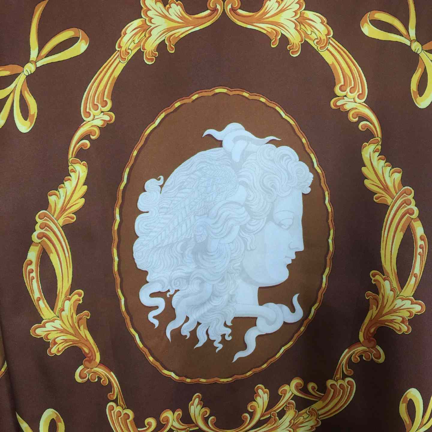 Versace Cameo Silk Shirt - DopestKickz