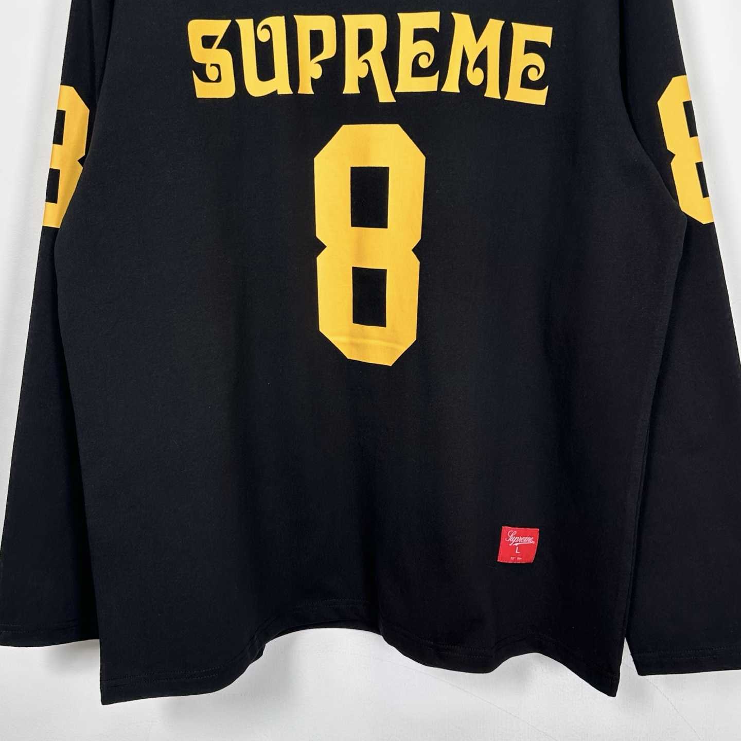 Supreme Affiliated L/S Football Top Black - DopestKickz