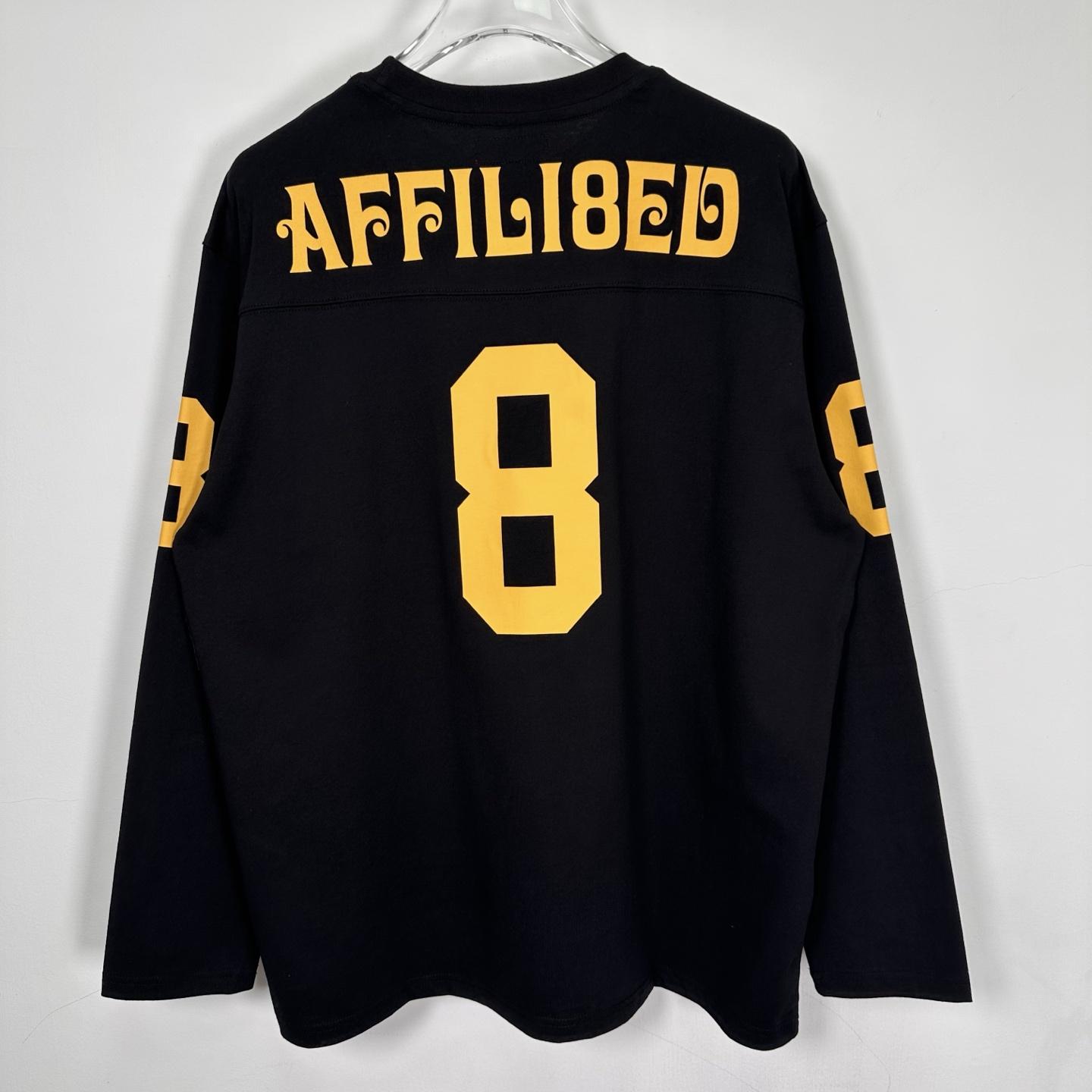 Supreme Affiliated L/S Football Top Black - DopestKickz
