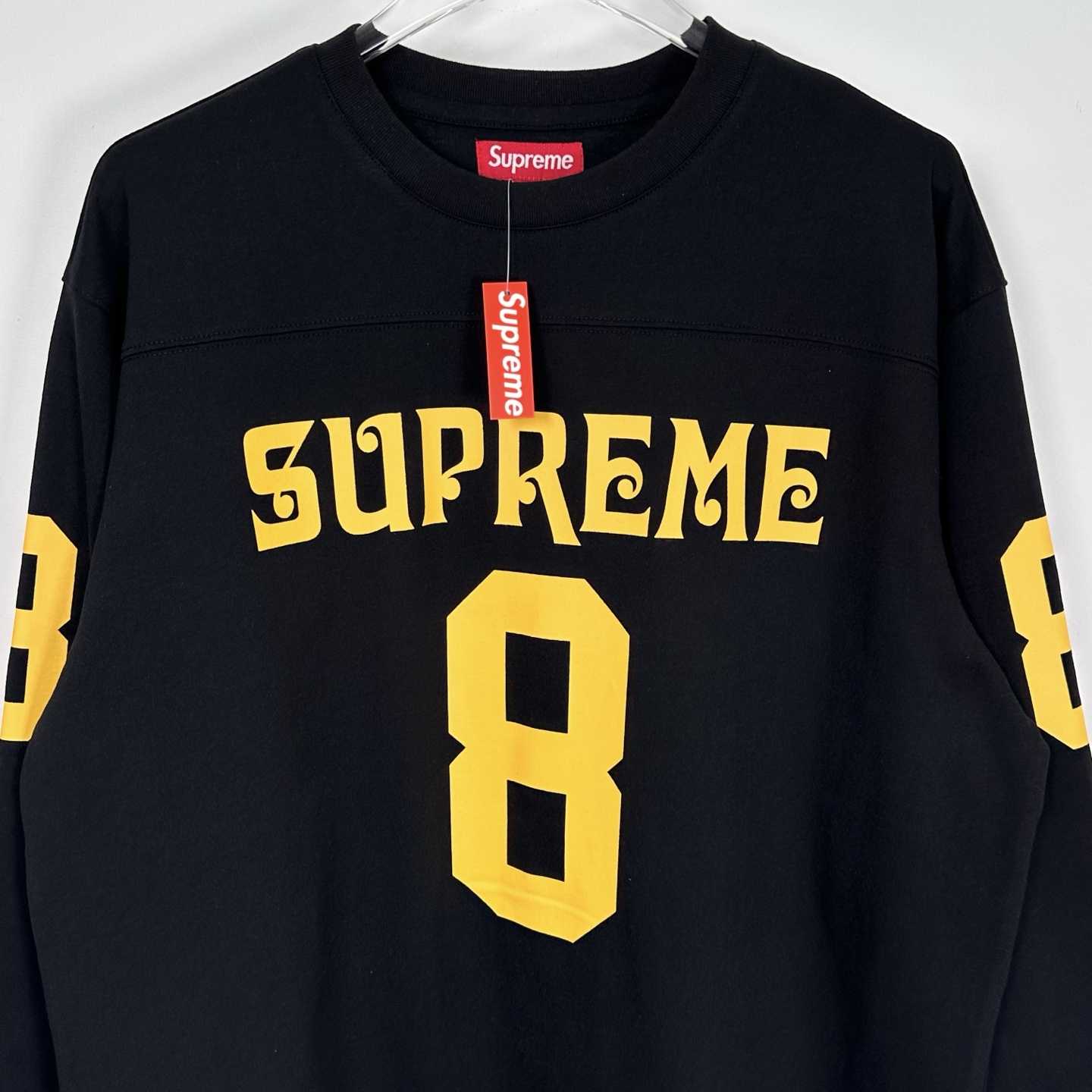 Supreme Affiliated L/S Football Top Black - DopestKickz