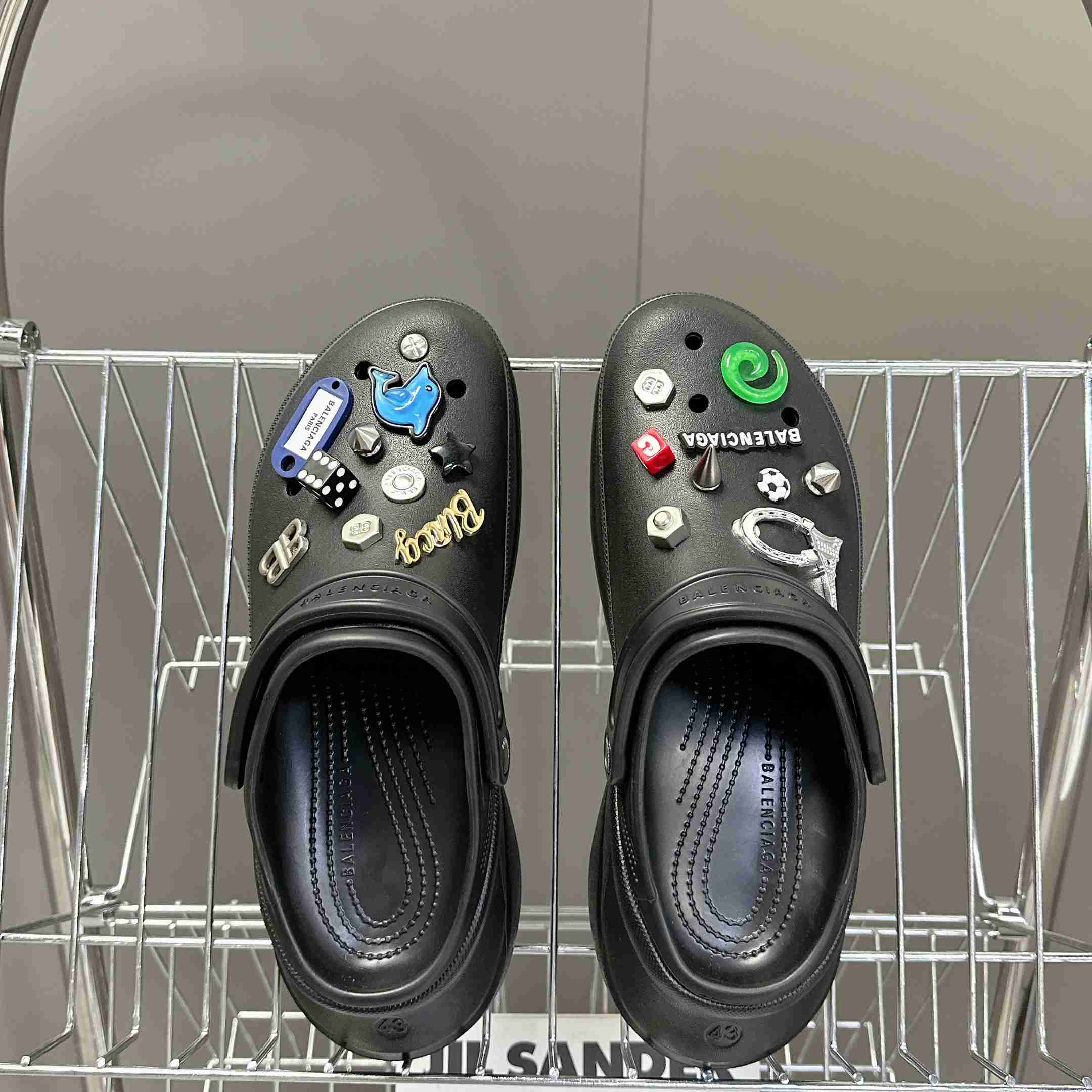 Balenciaga Crocs™ Mule In Black - DopestKickz