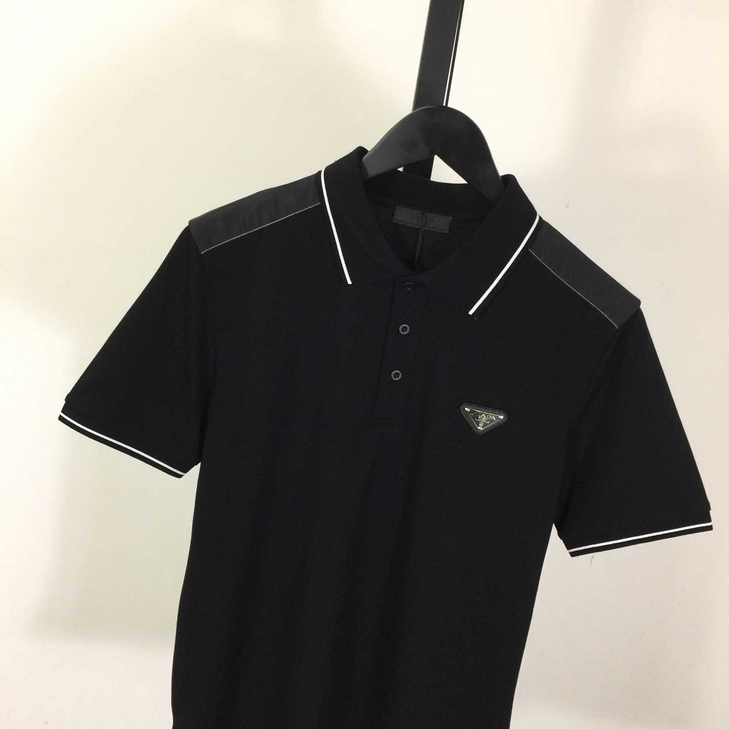 Prada Short-sleeved Piqué Polo Shirt - DopestKickz