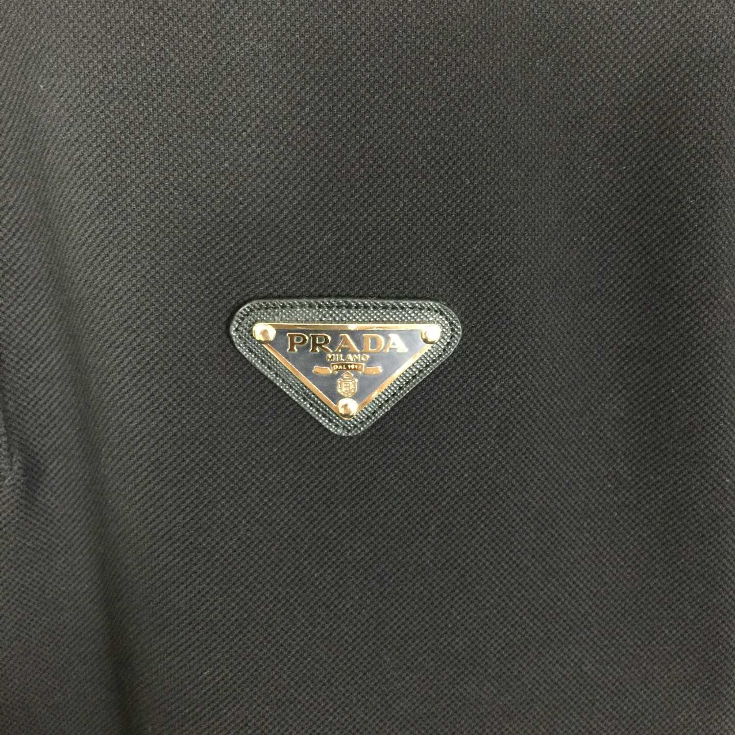 Prada Short-sleeved Piqué Polo Shirt - DopestKickz