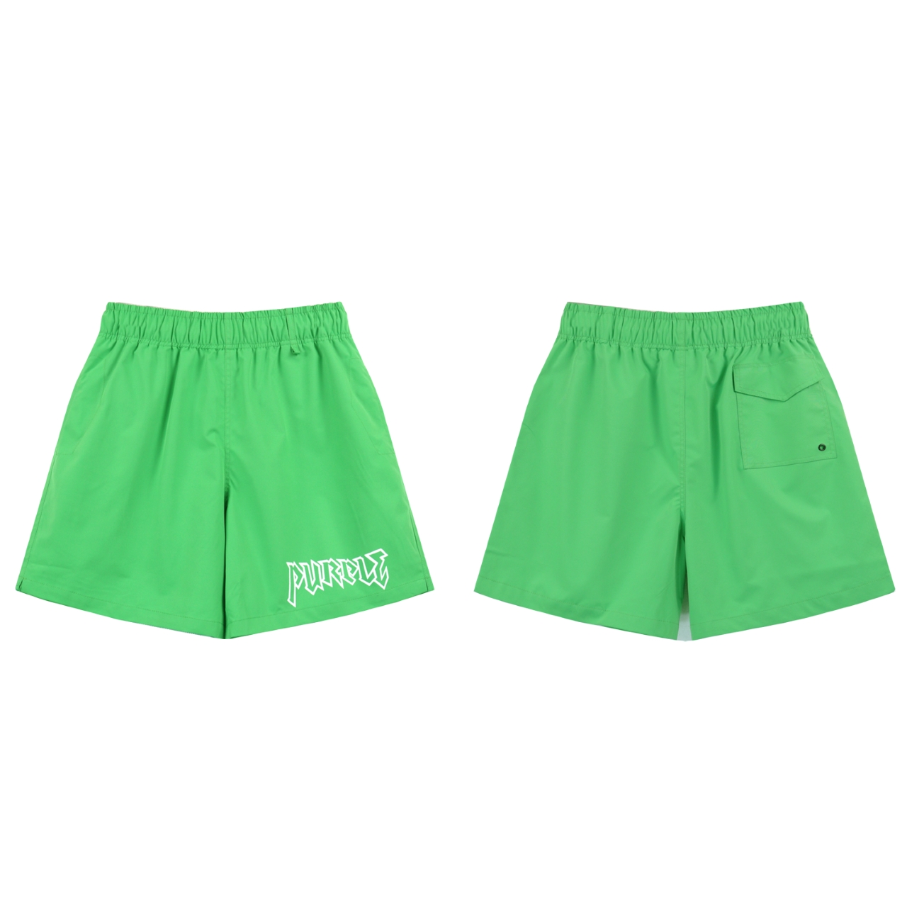 Purple-Brand Graphic Sweat Shorts - DopestKickz