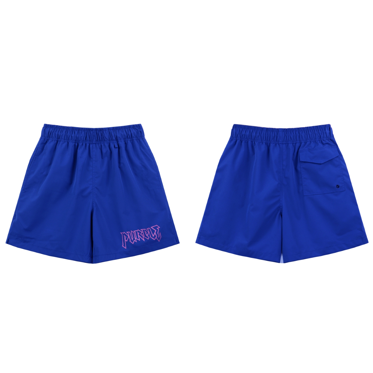 Purple-Brand Graphic Sweat Shorts - DopestKickz