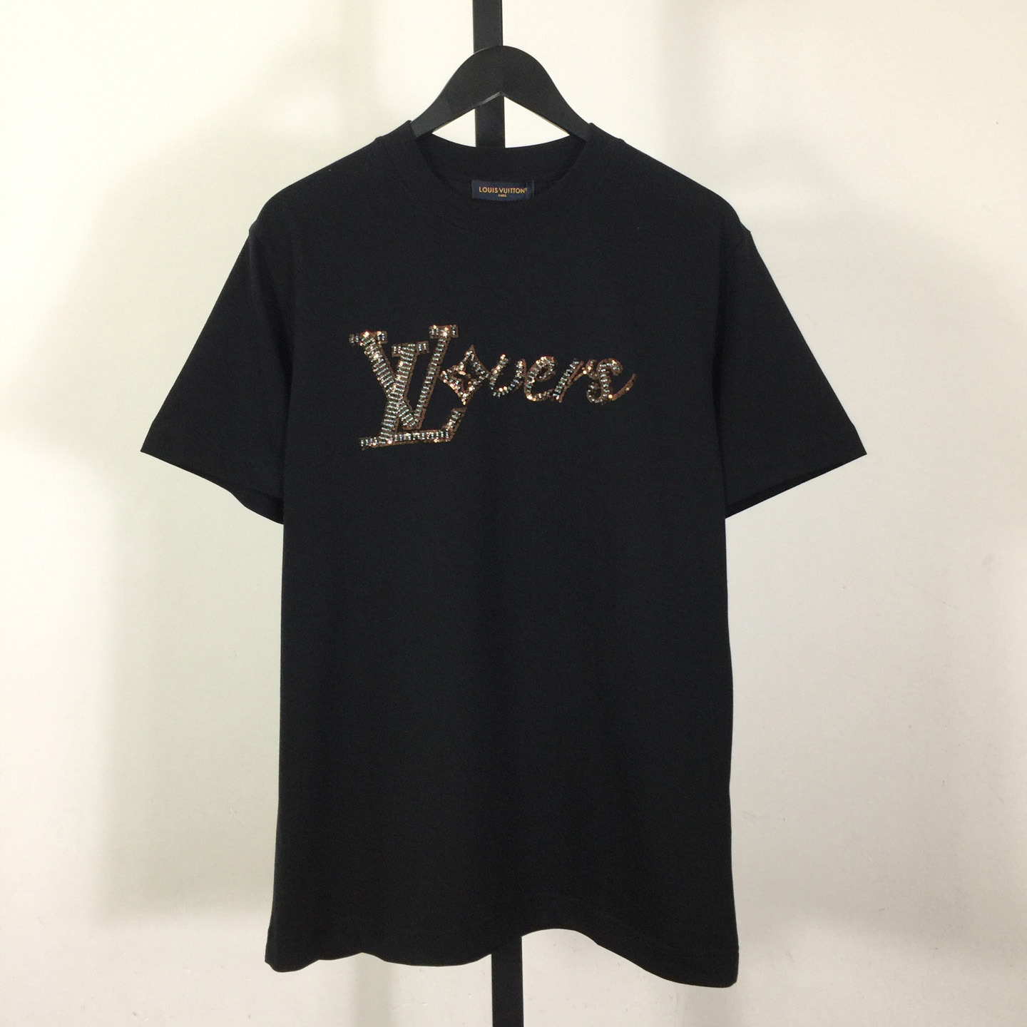 Louis Vuitton LV Vers Embellished Short-Sleeved T-Shirt   - DopestKickz
