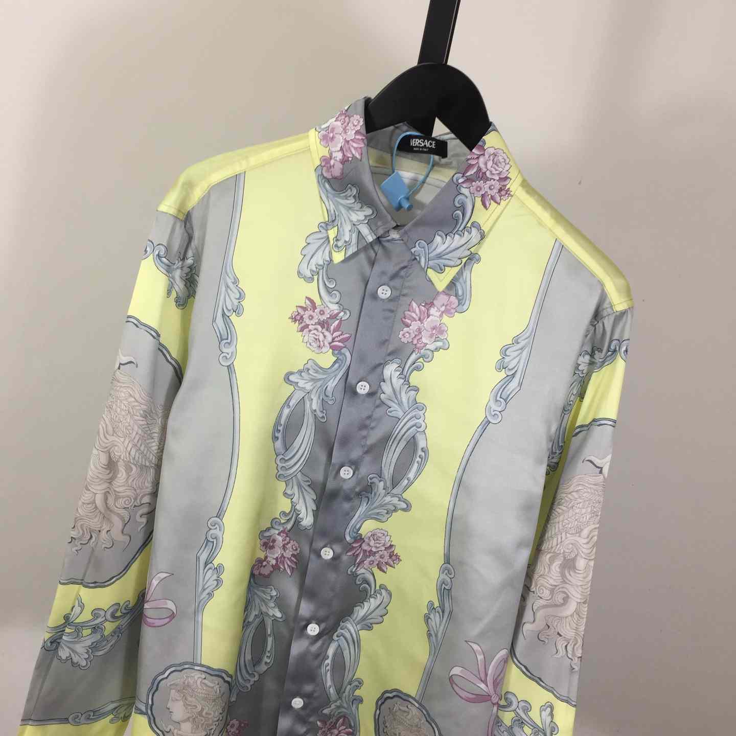 Versace Cameo Silk Shirt - DopestKickz