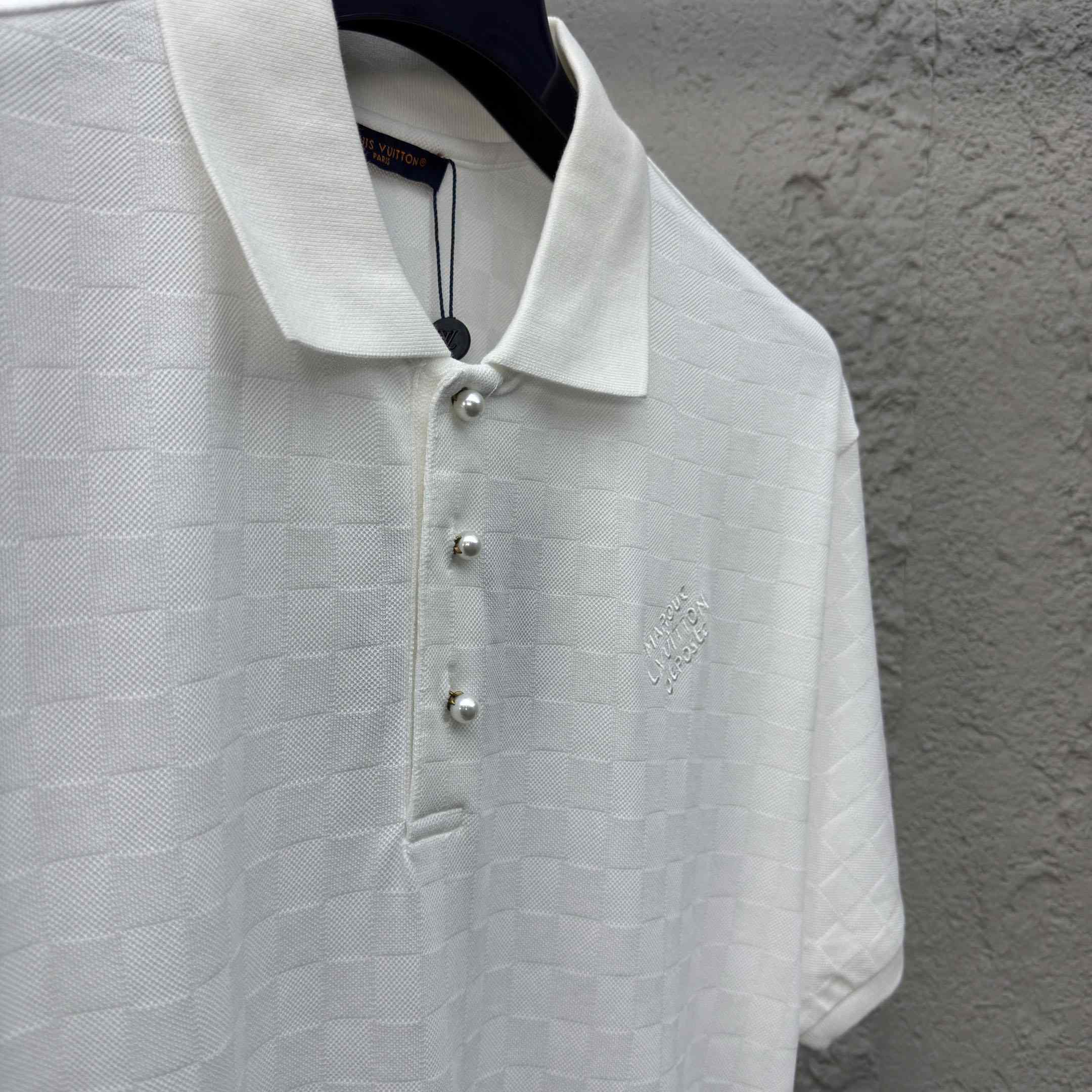 Louis Vuitton Damier Signature Polo Shirt  1AGIL7 - DopestKickz