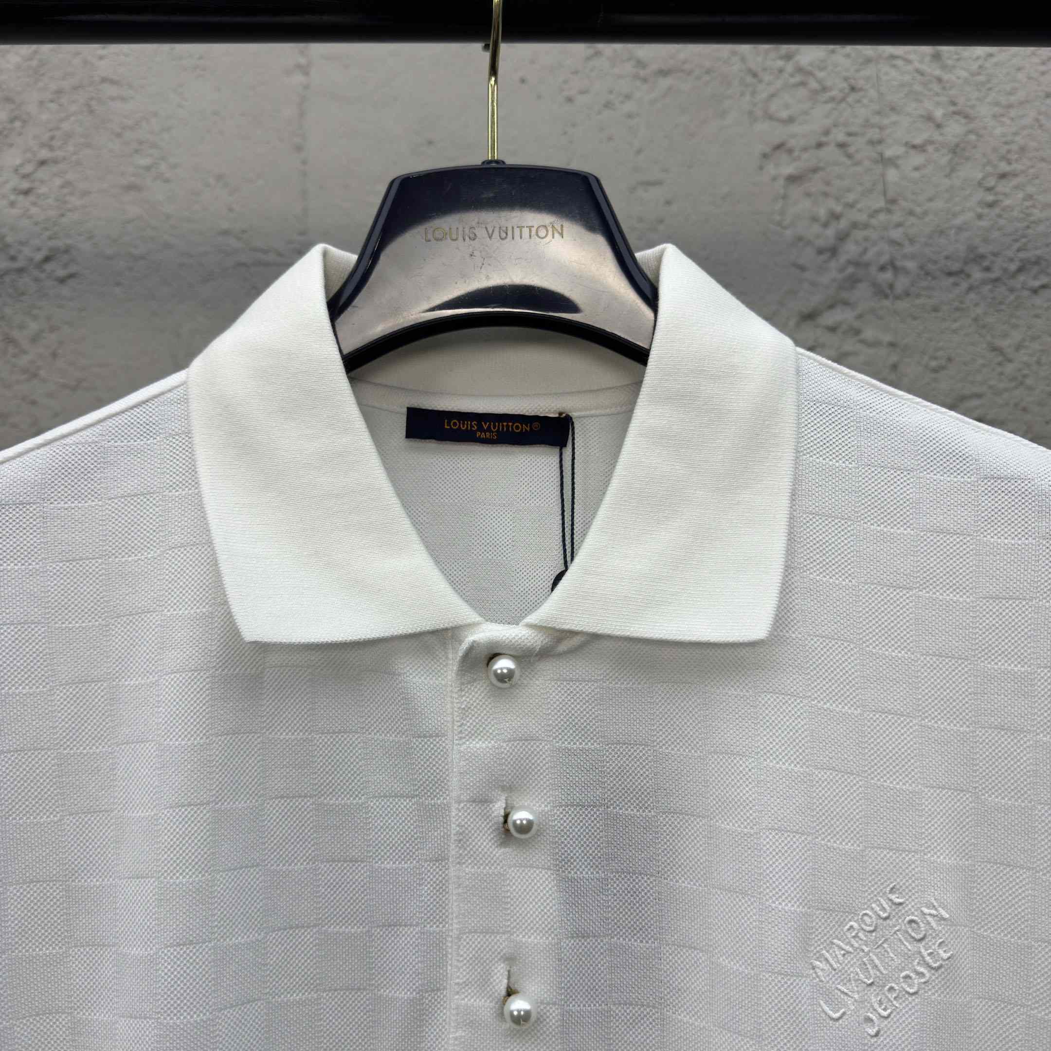 Louis Vuitton Damier Signature Polo Shirt  1AGIL7 - DopestKickz