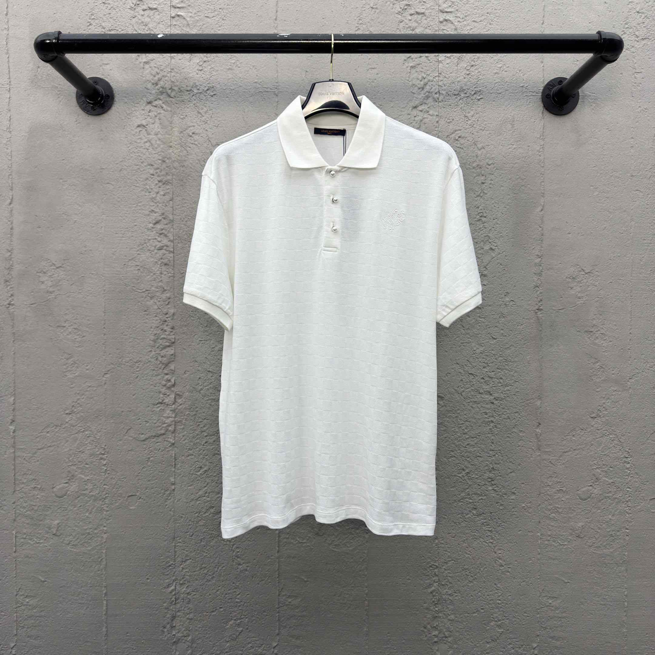 Louis Vuitton Damier Signature Polo Shirt  1AGIL7 - DopestKickz