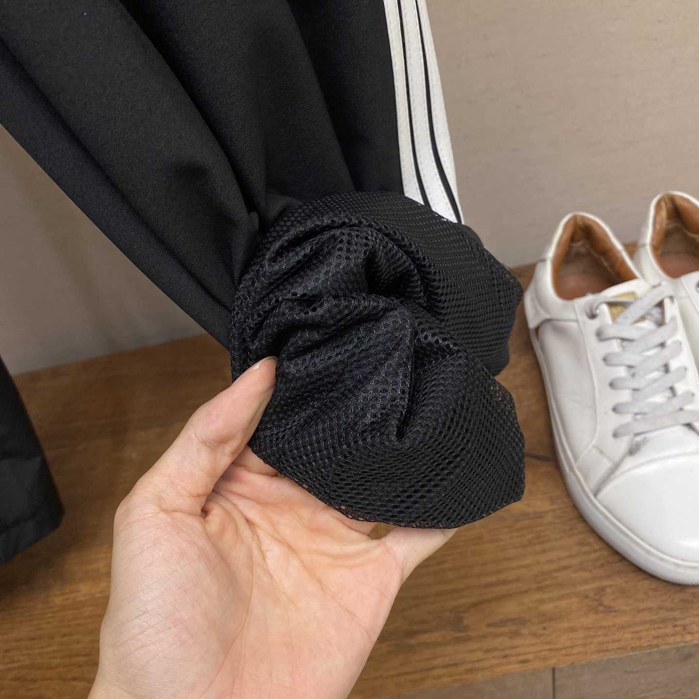 Balenciaga Large Tracksuit Pants In Black Technical Fabric - DopestKickz