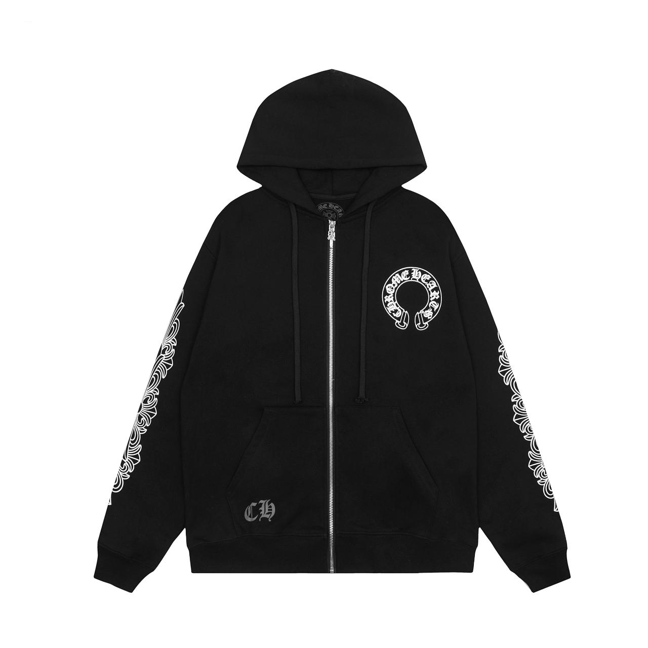 Chrome Hearts Zip Up Hoodie  - DopestKickz