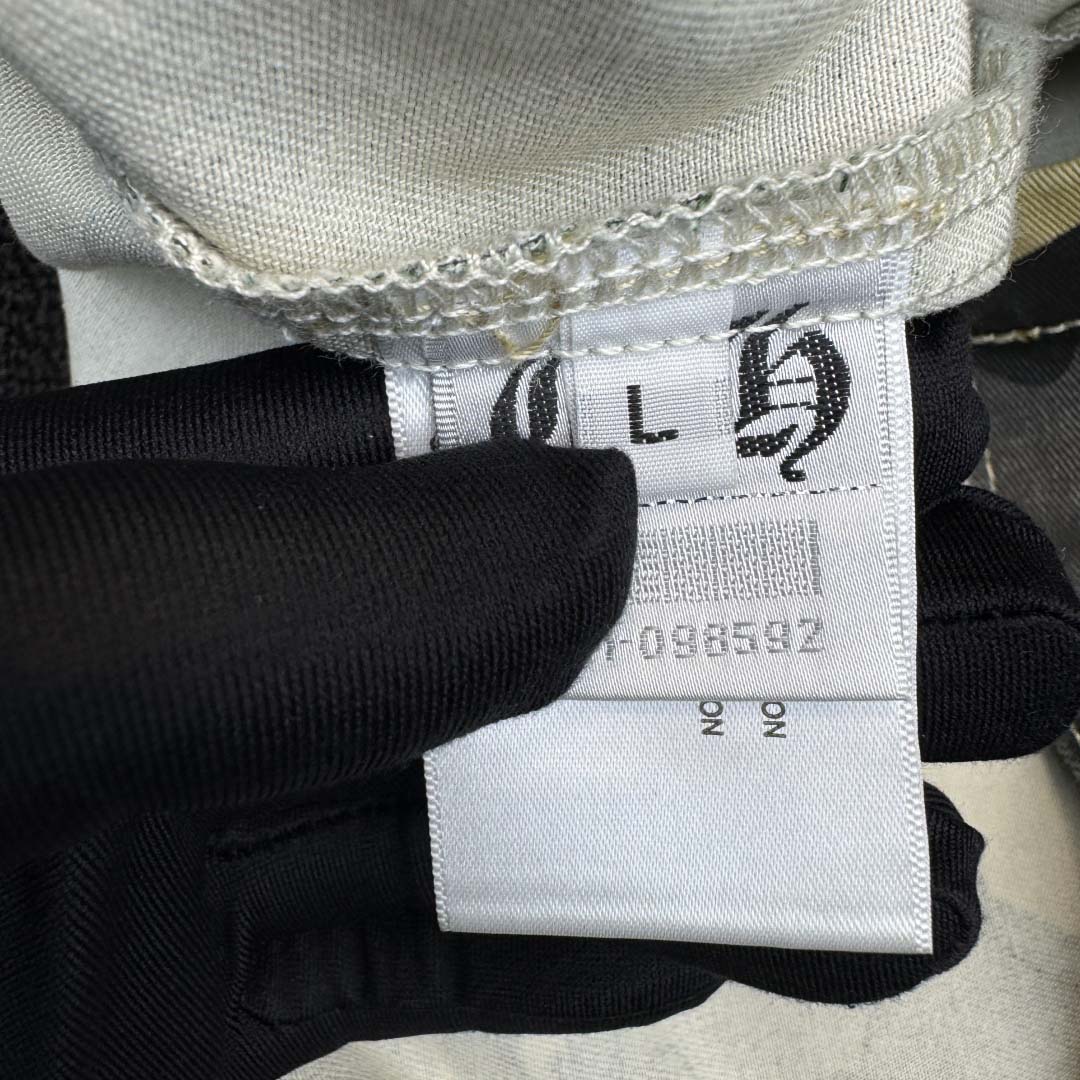 Chrome Hearts Matty Boy Sex Records Camo Cropped Button Up - DopestKickz