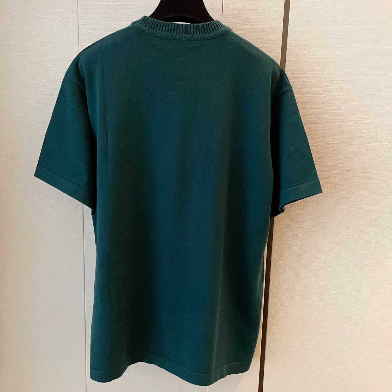 Louis Vuitton Signature Short-Sleeved Cotton Crewneck   1AF674  yf1215(50% Off Sale) - DopestKickz
