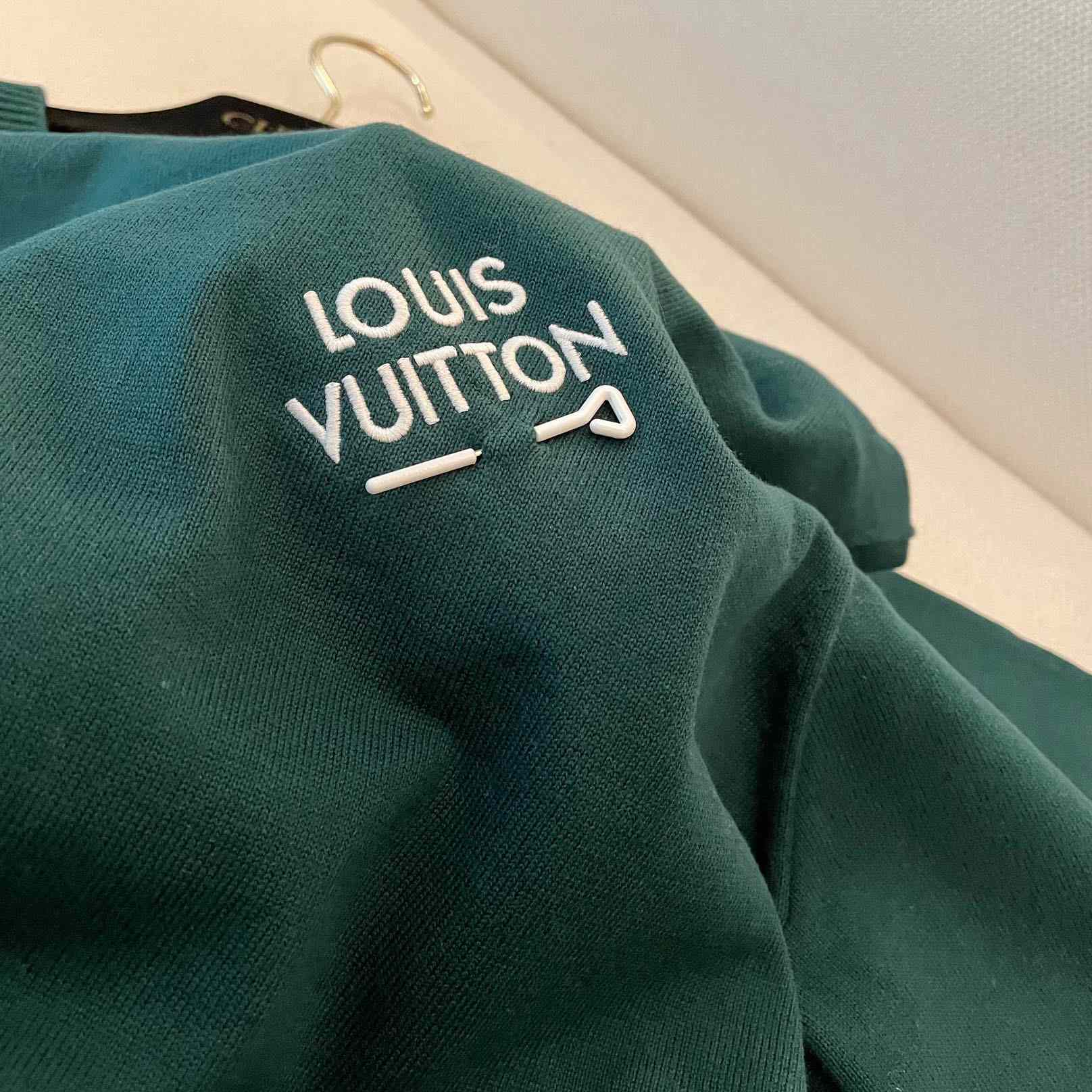 Louis Vuitton Signature Short-Sleeved Cotton Crewneck   1AF674  yf1215(50% Off Sale) - DopestKickz