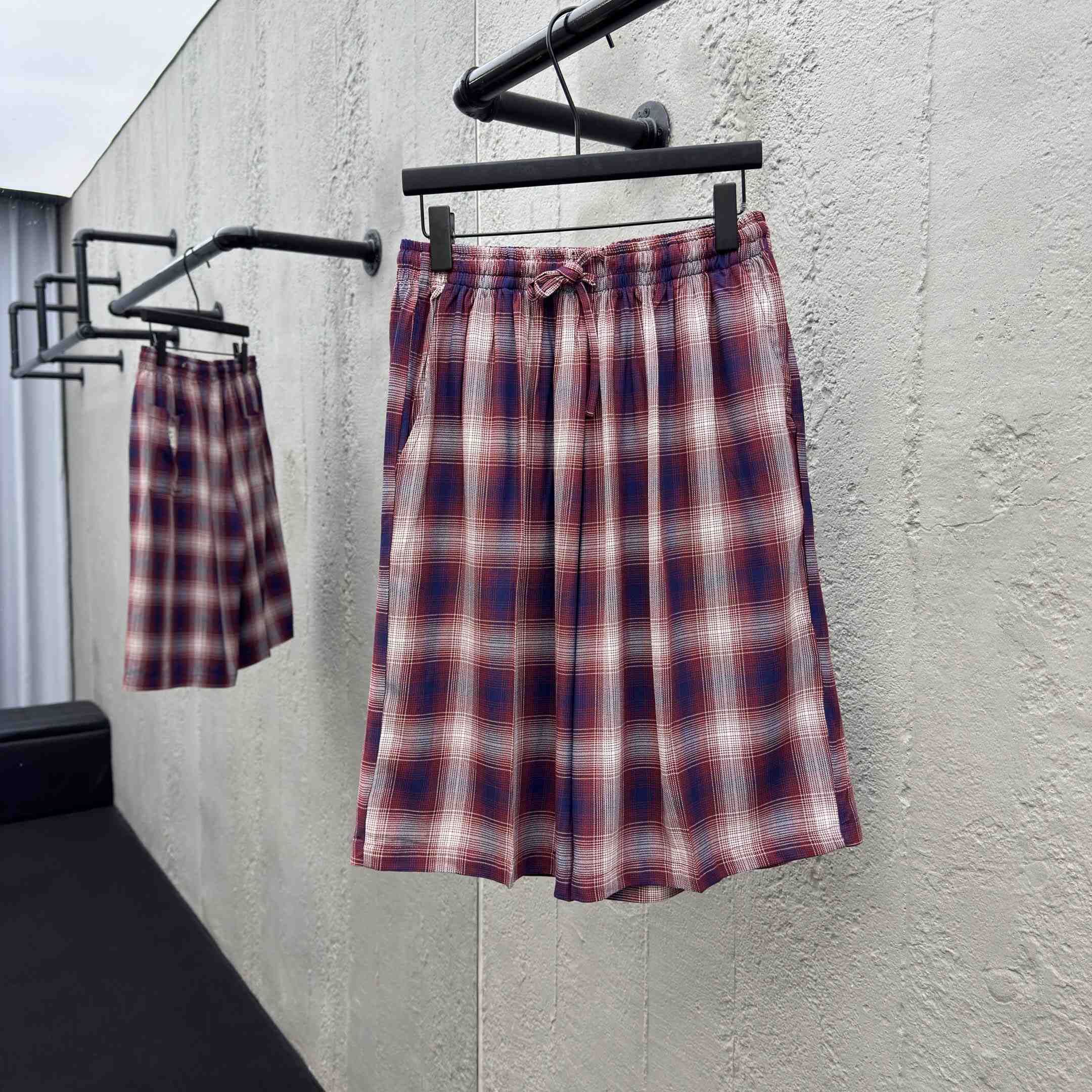 Acne Studios Check Shorts  - DopestKickz