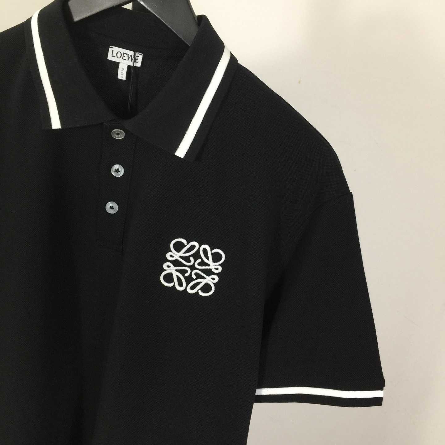 Loewe Logo Cotton Polo Shirt - DopestKickz