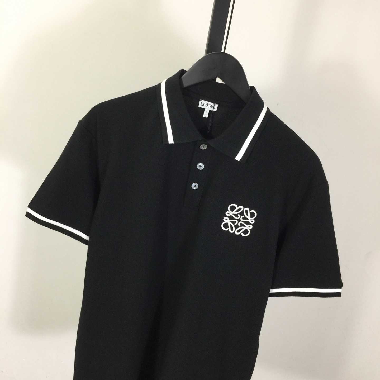 Loewe Logo Cotton Polo Shirt - DopestKickz