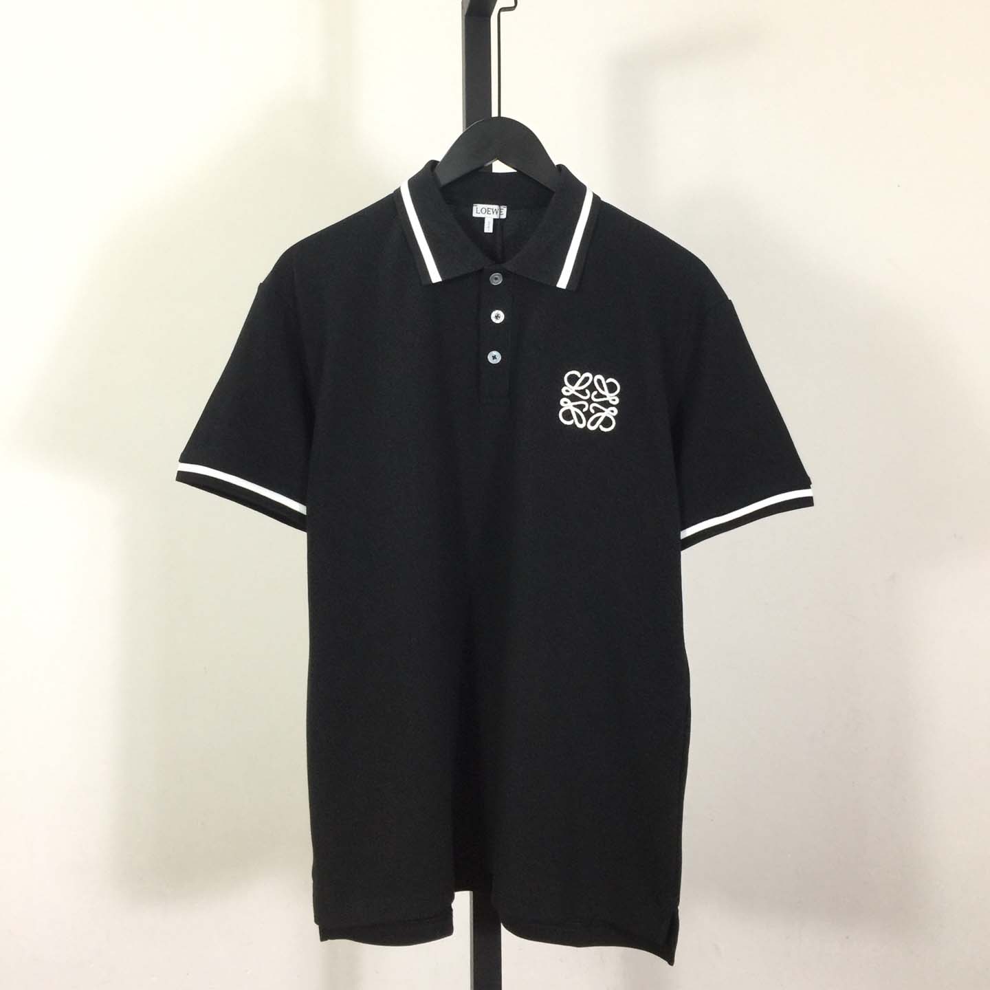 Loewe Logo Cotton Polo Shirt - DopestKickz