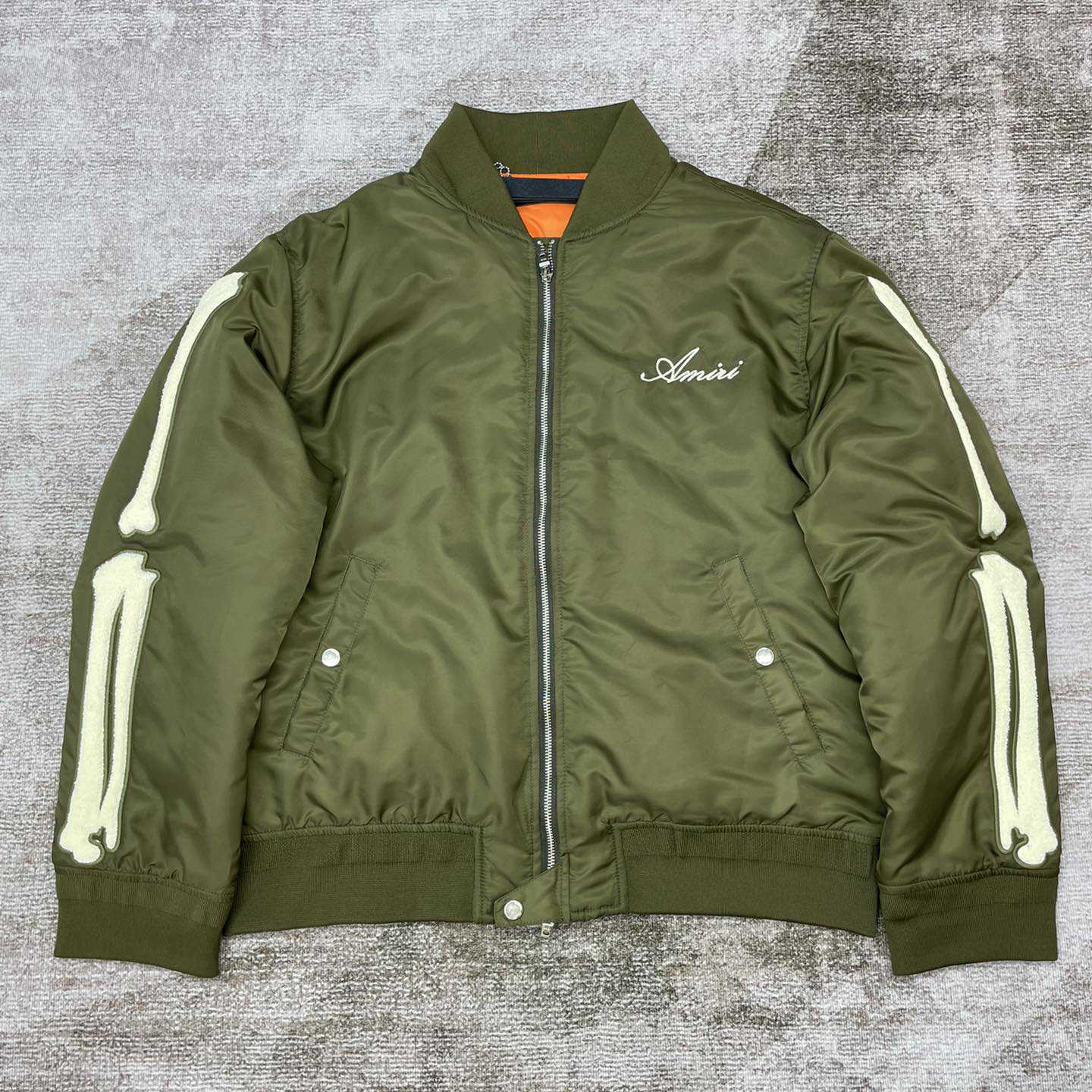 Amiri Bones Bomber yf1222(50% Off Sale) - DopestKickz