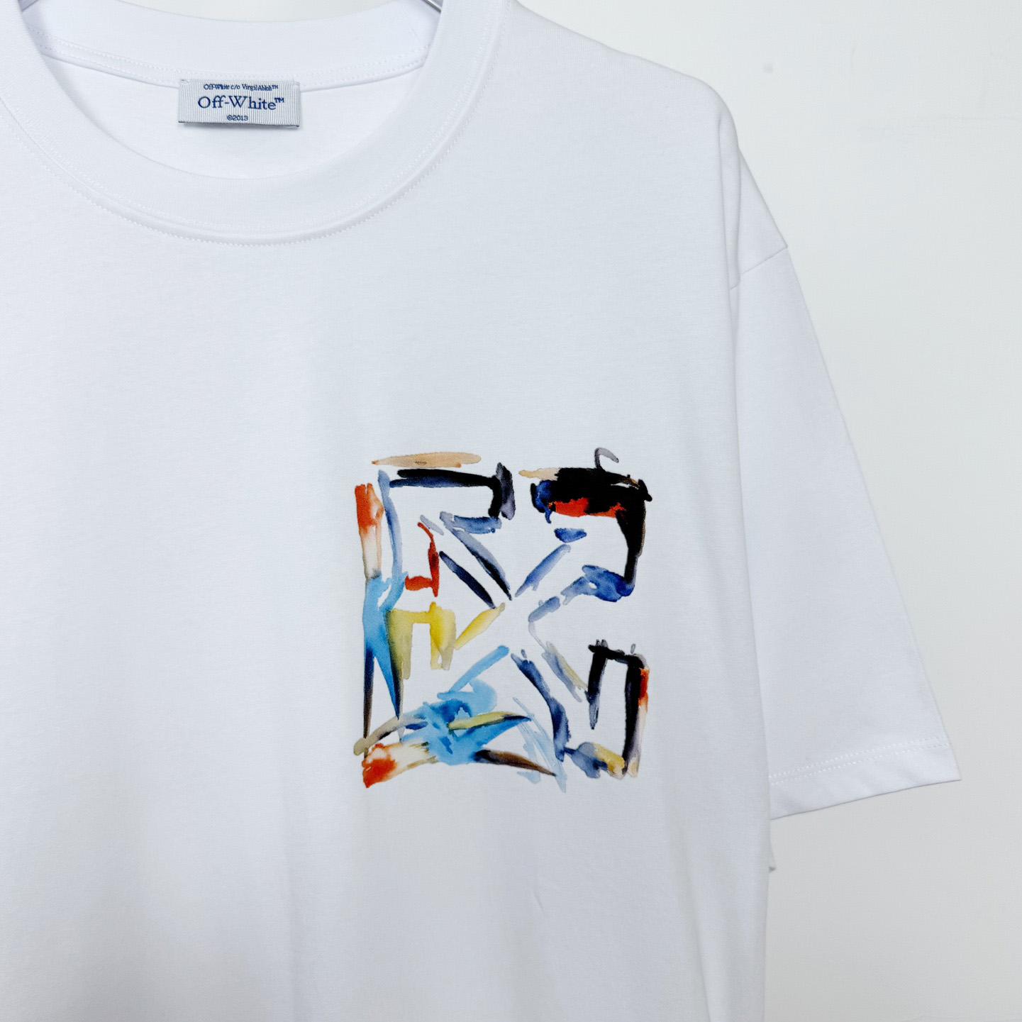 Off-White Watercolor Arrow T-Shirt - DopestKickz