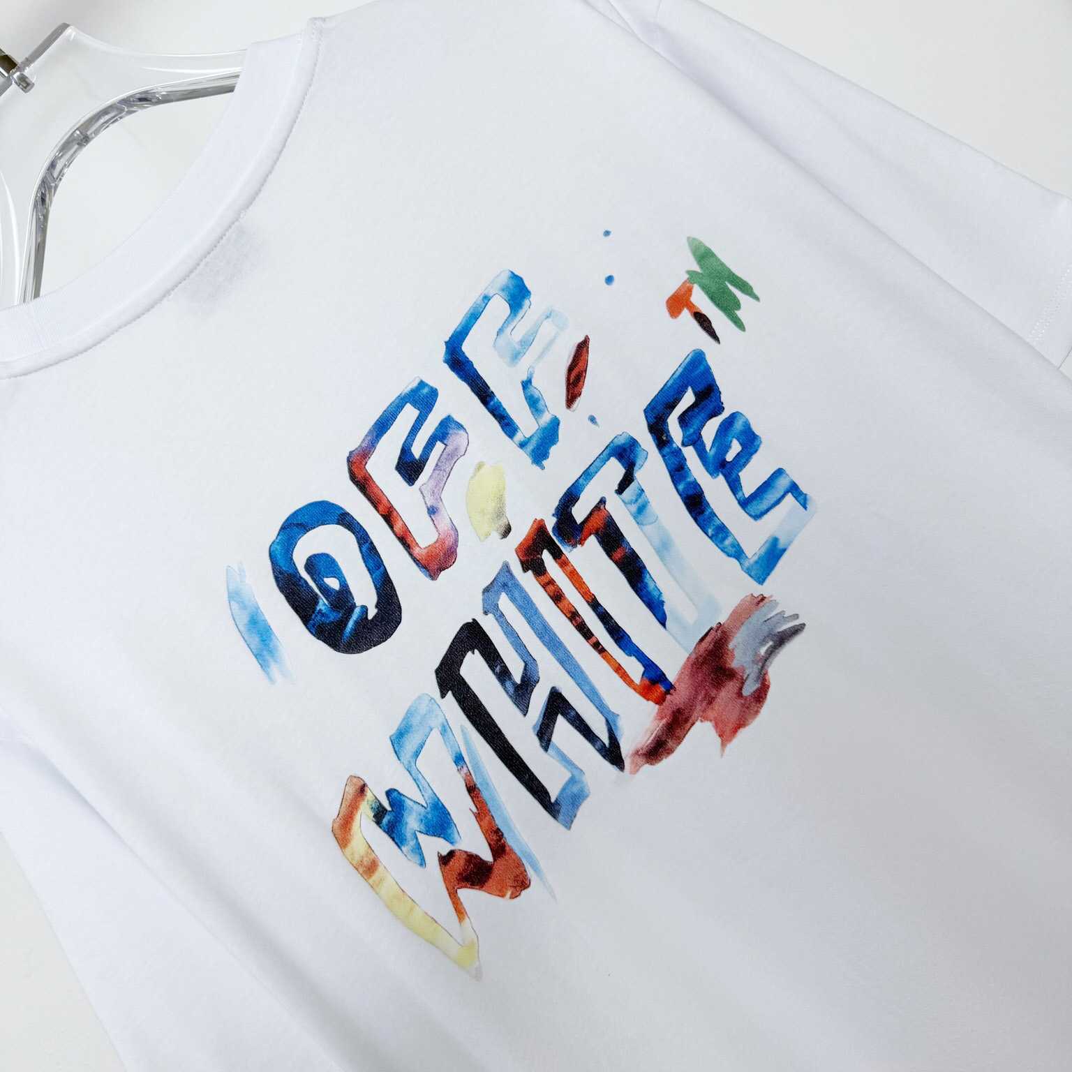 Off-White Watercolor Arrow T-Shirt - DopestKickz