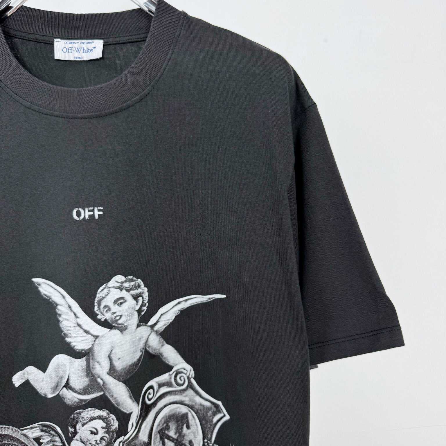 Off-White Putti Skate S/S Tee Vintage Black - White - DopestKickz