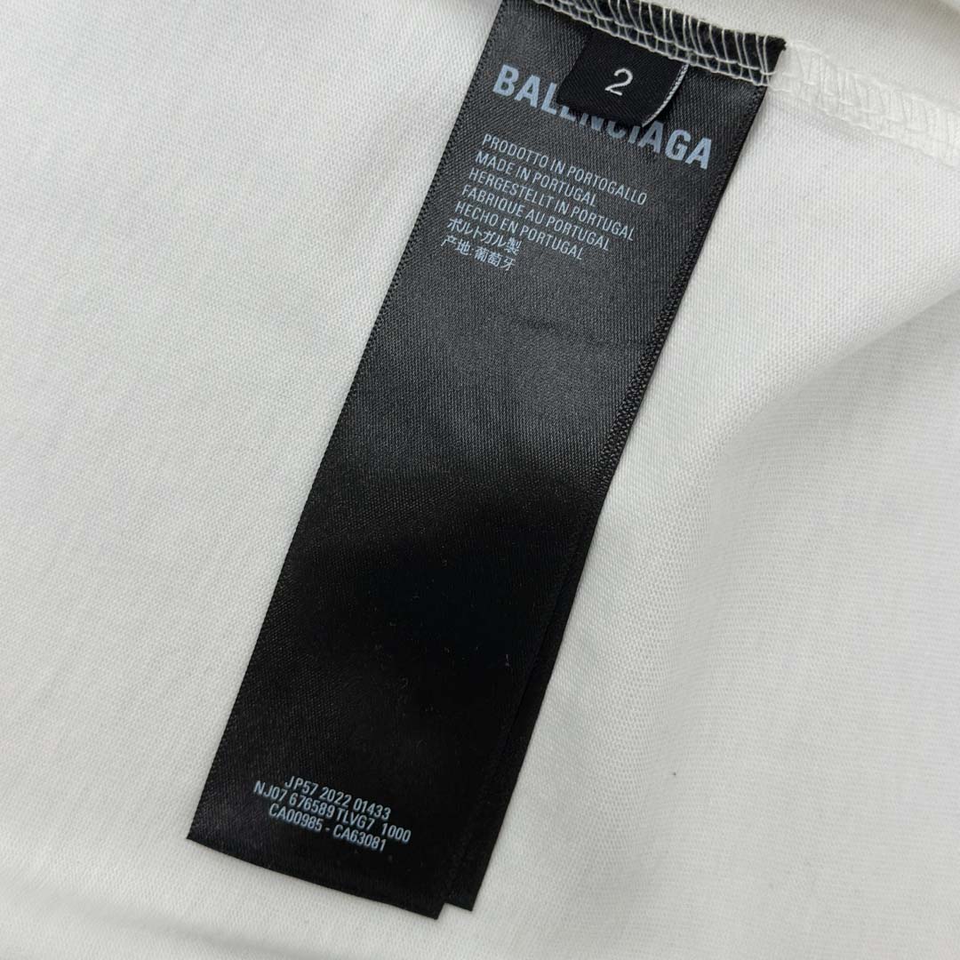 Balenciaga Blackletter Script Oversized T Shirt - DopestKickz