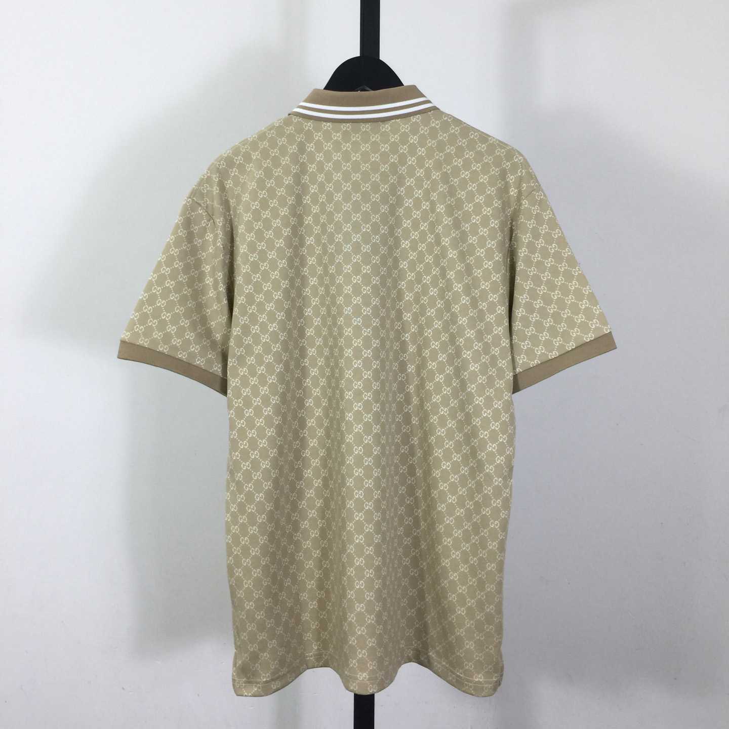 Gucci GG Cotton Jersey Jacquard Polo Shirt - DopestKickz