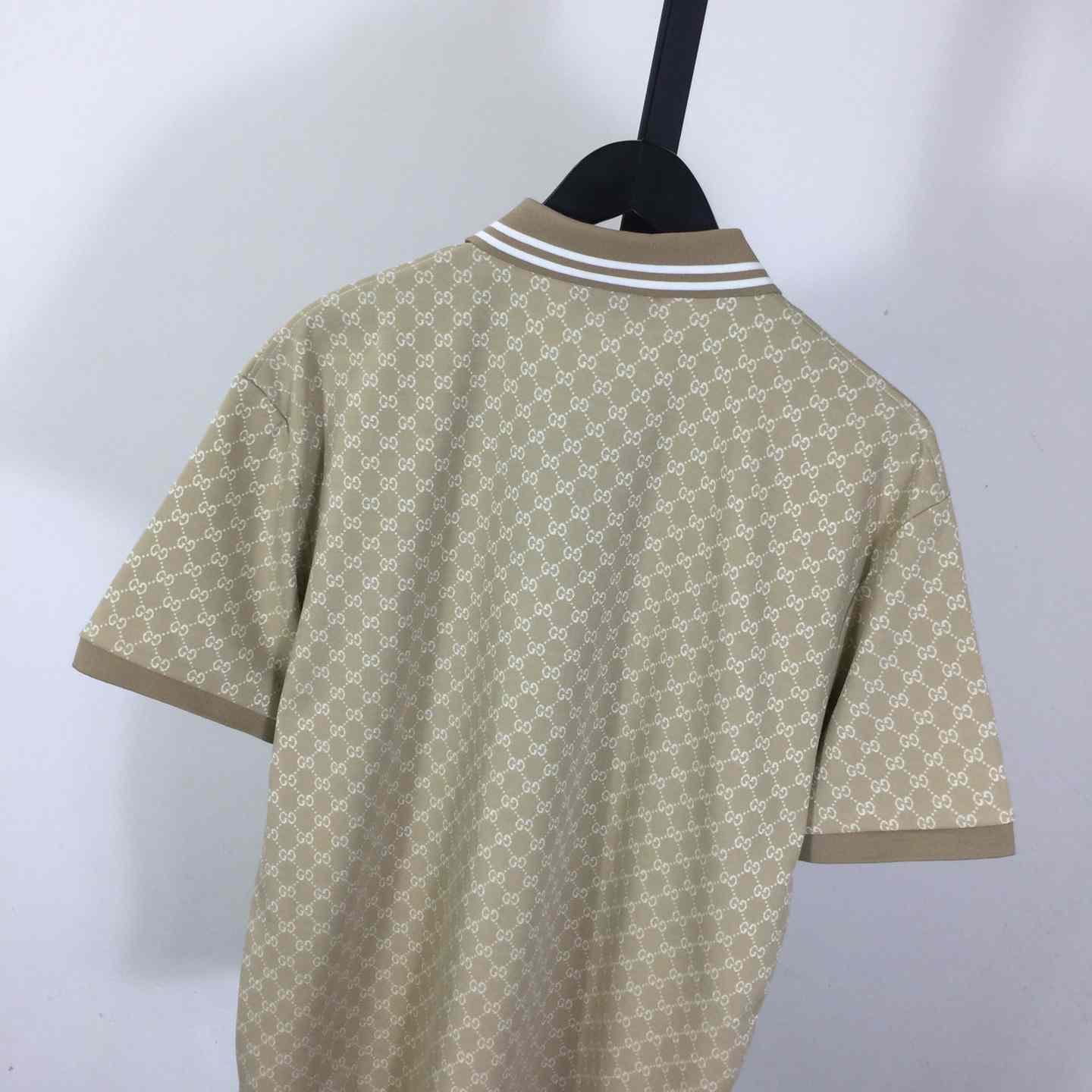 Gucci GG Cotton Jersey Jacquard Polo Shirt - DopestKickz