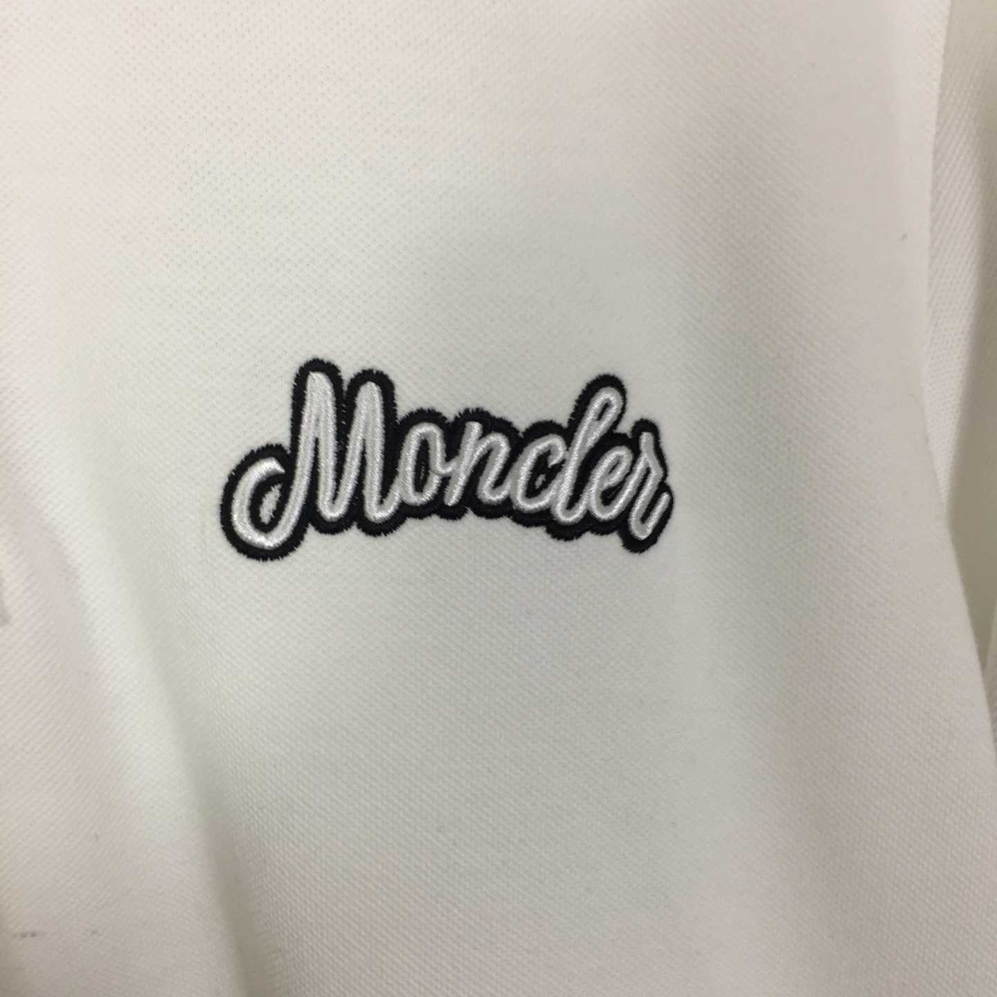 Moncler Logo Cotton Polo Shirt - DopestKickz