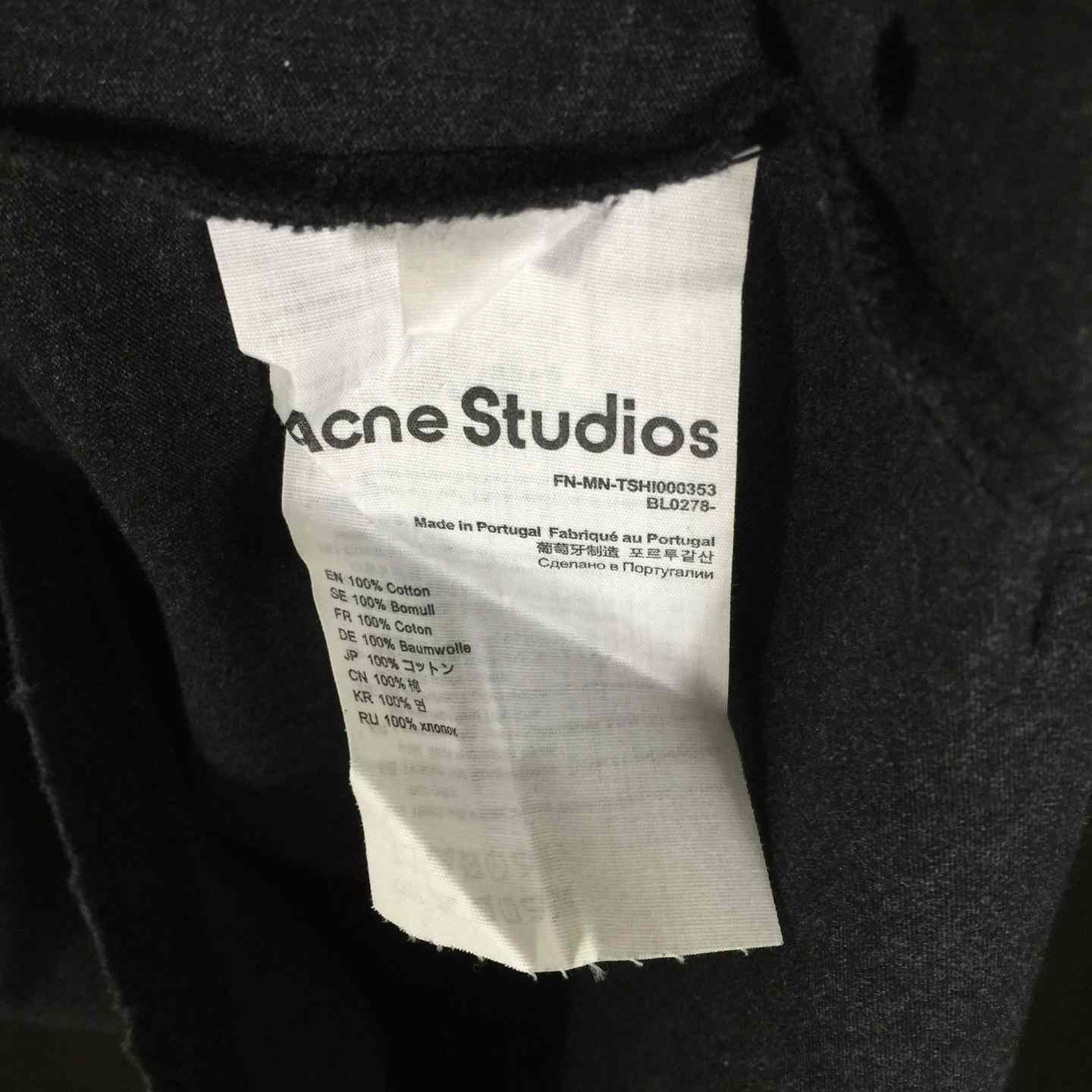 Acne Studios Relaxed Fit Logo T-shirt - DopestKickz