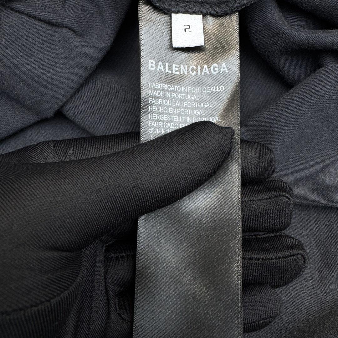 Balenciaga Automobili Lamborghini Oversized T-Shirt In Faded Black Dry Jersey - DopestKickz