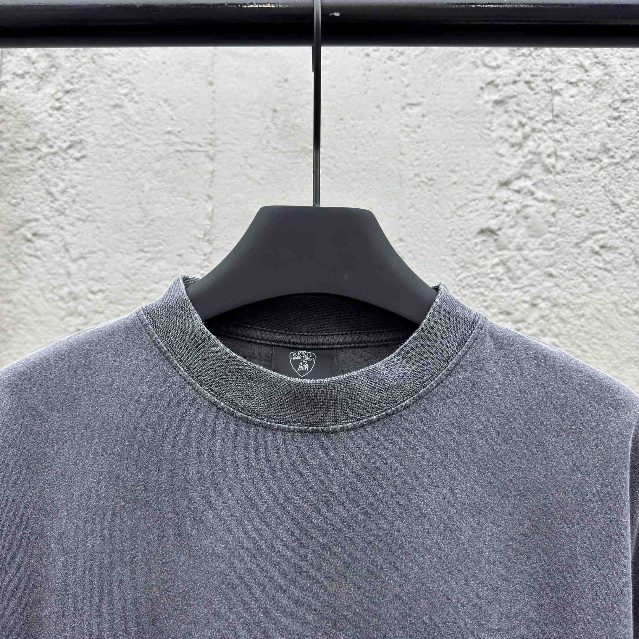 Balenciaga Automobili Lamborghini Oversized T-Shirt In Faded Black Dry Jersey - DopestKickz